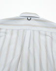 【DAIWA PIER39 / TECH WORK SHIRT (BLUE STRIPE) / SIZE M】