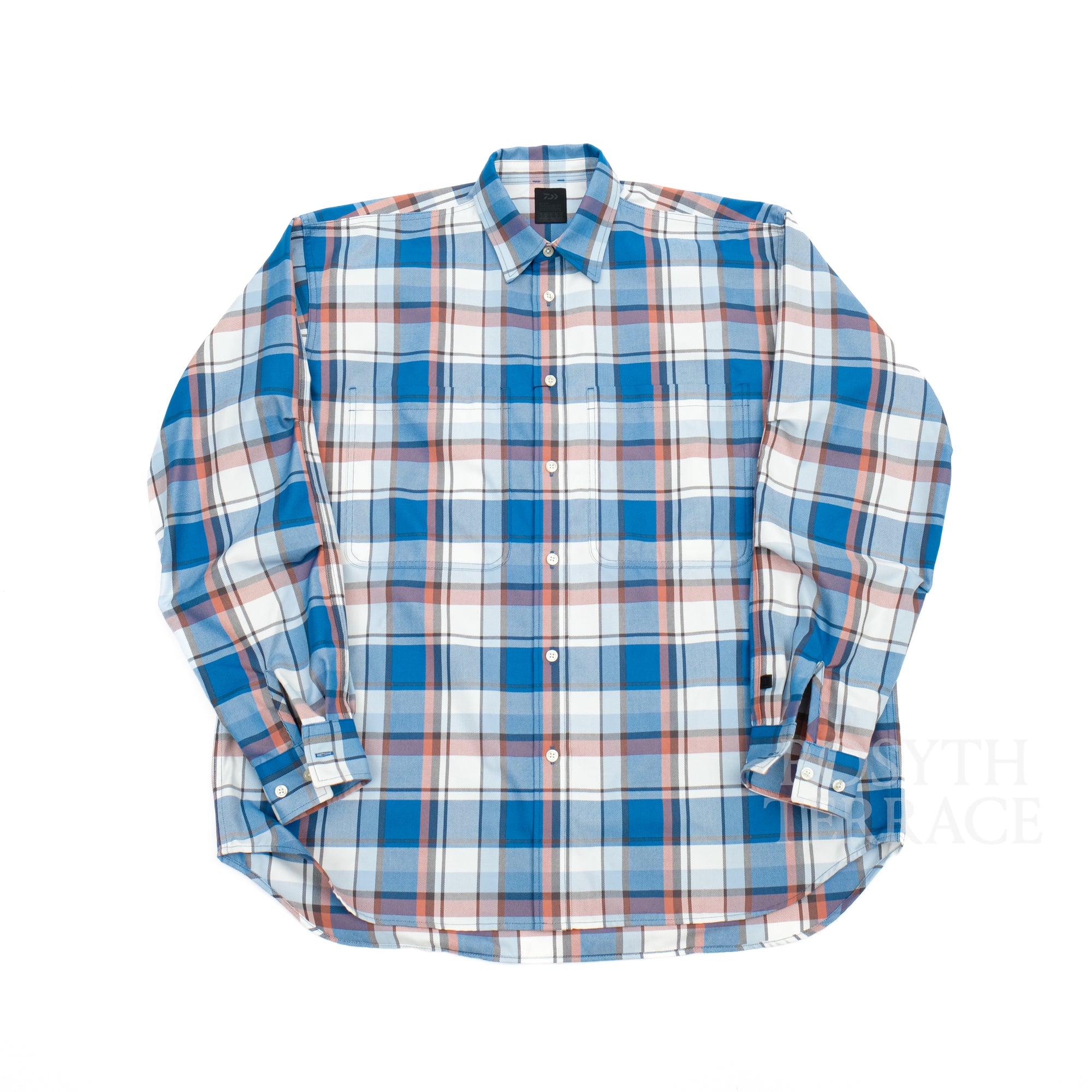 【DAIWA PIER39 / TECH WORK SHIRT FLANNEL (BLUE PLAID) / SIZE M】