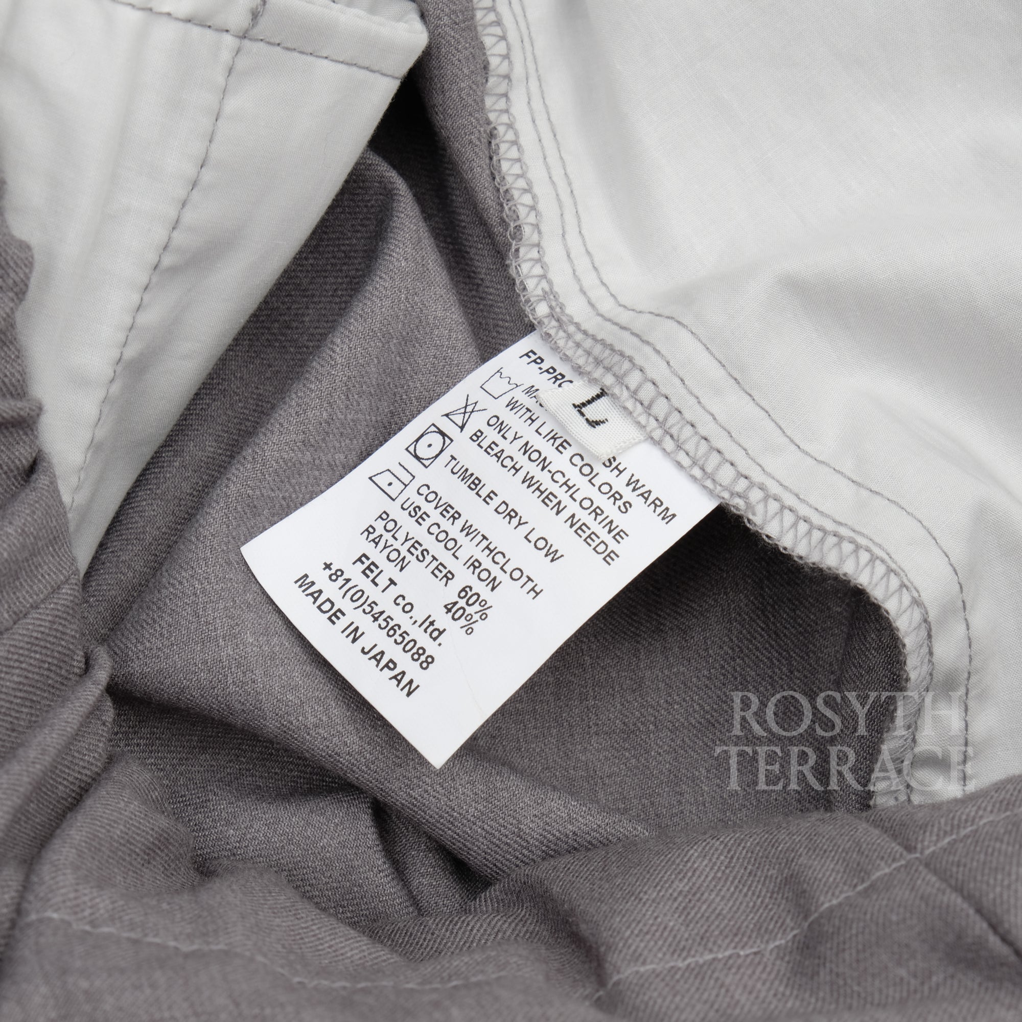 【FUTURE PRIMITIVE / EASY CARGO PANTS (GREY) / SIZE L】