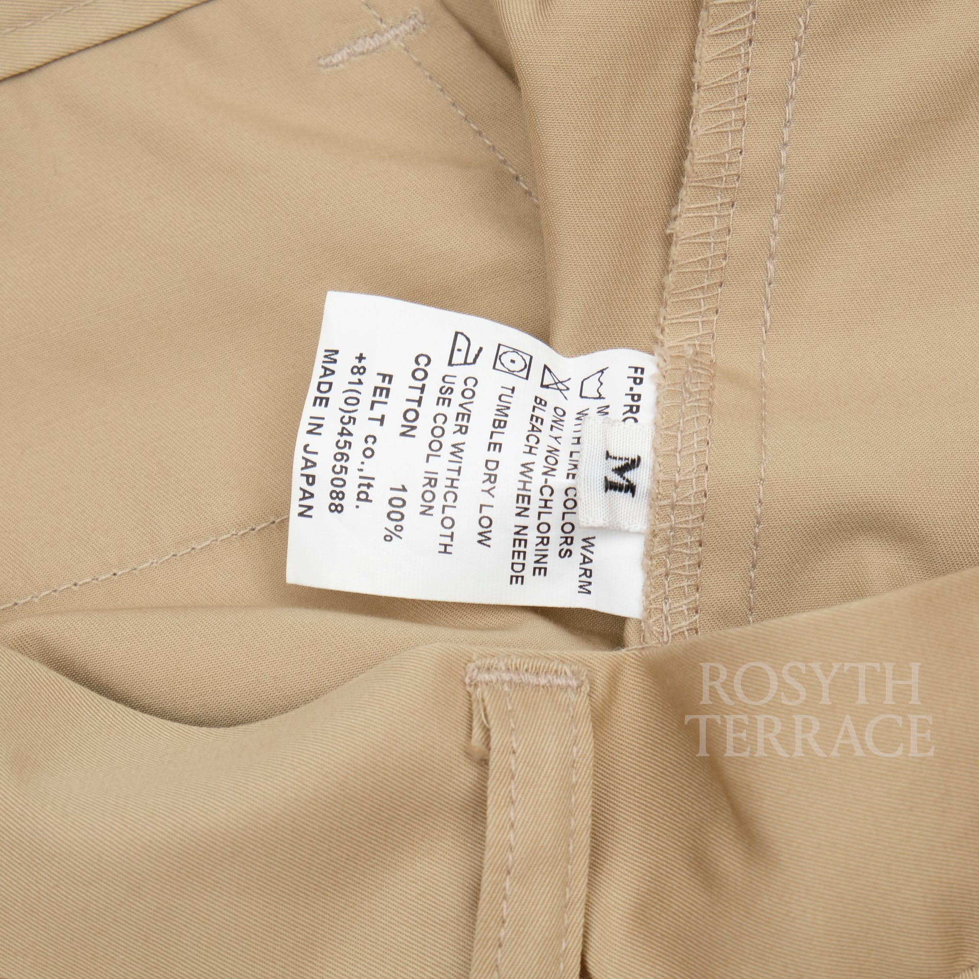 【FUTURE PRIMITIVE / FZ ONE TUCK WORK PANTS (CUT-OFF) / SIZE M】