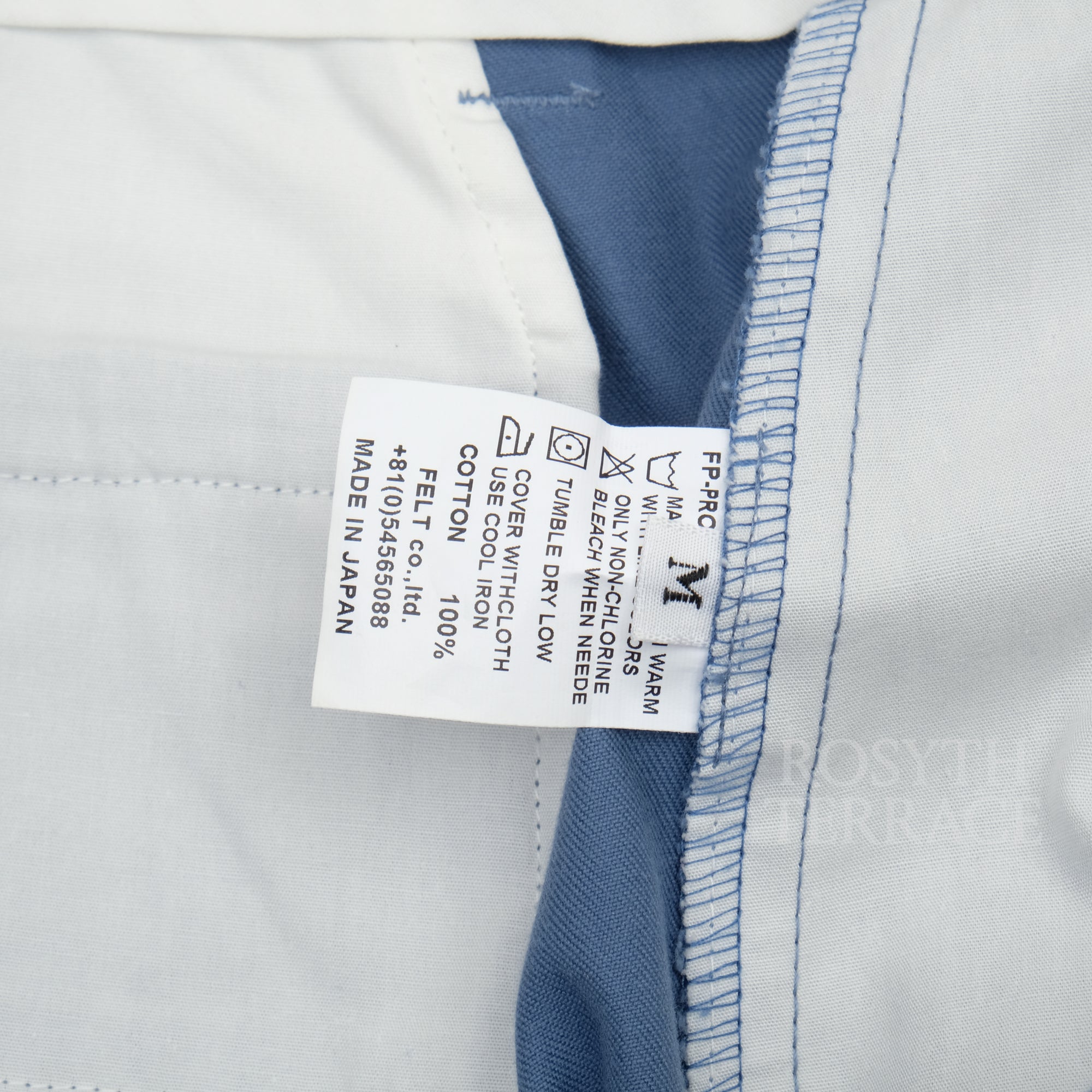 【FUTURE PRIMITIVE / CHINO PANTS (BLUE) / SIZE M】