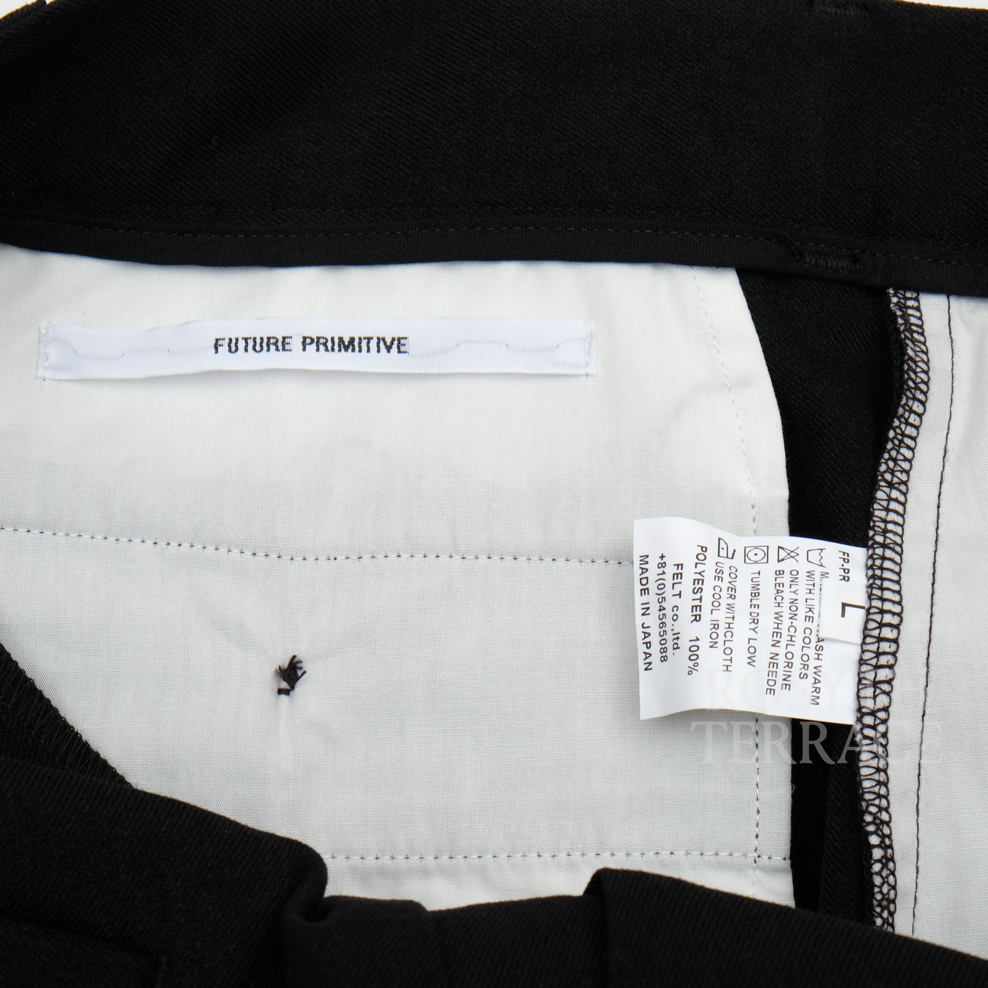 【FUTURE PRIMITIVE / ACTION SLACKS (BLACK) / SIZE L】