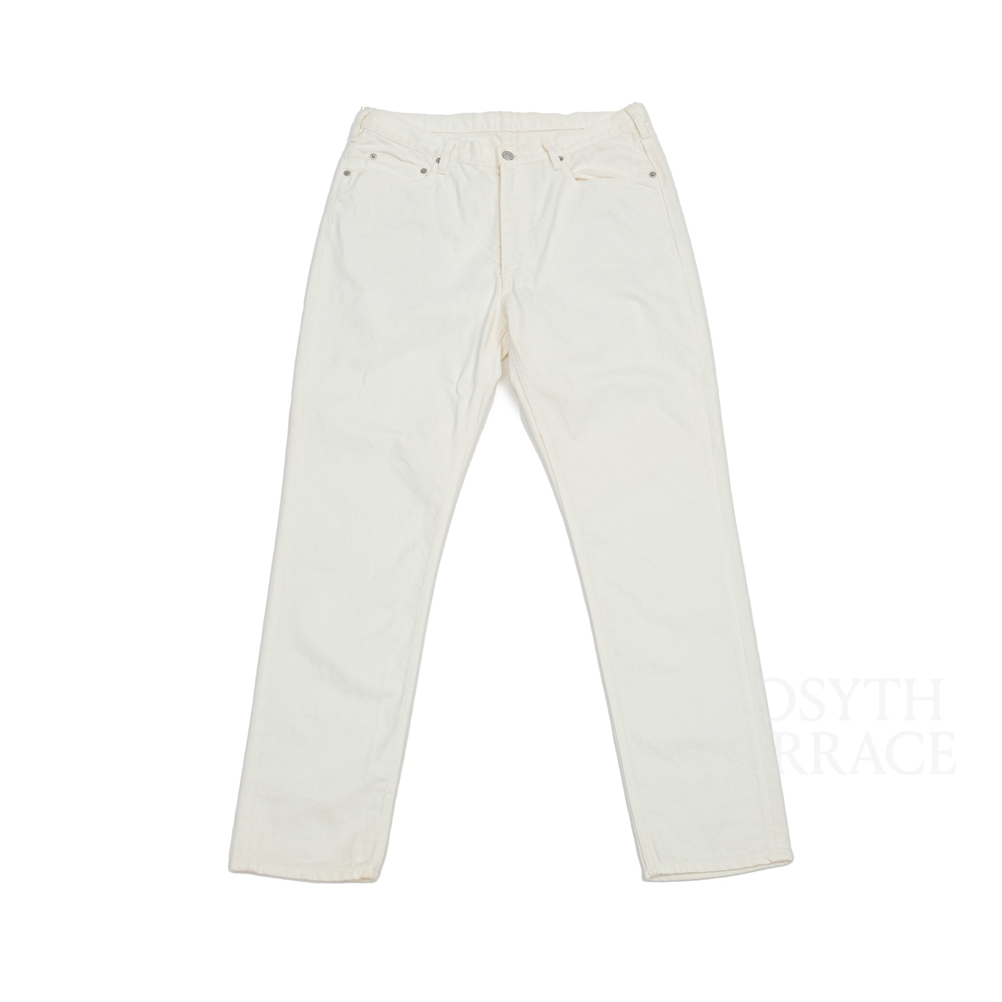 【NATURAL HIKING CLUB / NHC 5-POCKET PANTS (WHITE) / SIZE L】