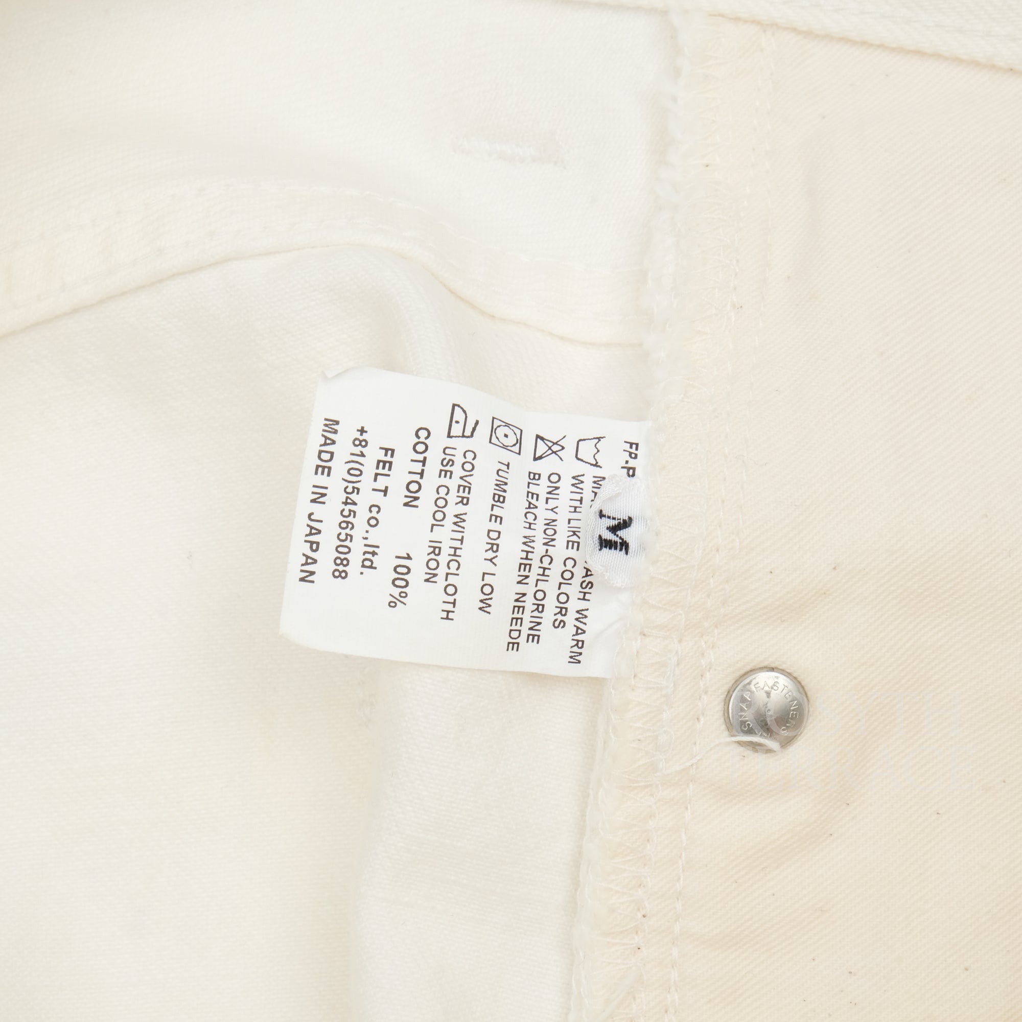 【FUTURE PRIMITIVE / FZ 5-POCKET PANTS (WHITE) / SIZE M】