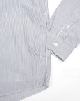 【FUTURE PRIMITIVE / REVERE COLLAR SHIRT (GREY STRIPE) / SIZE L】