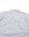 【FUTURE PRIMITIVE / REVERE COLLAR SHIRT (GREY STRIPE) / SIZE L】