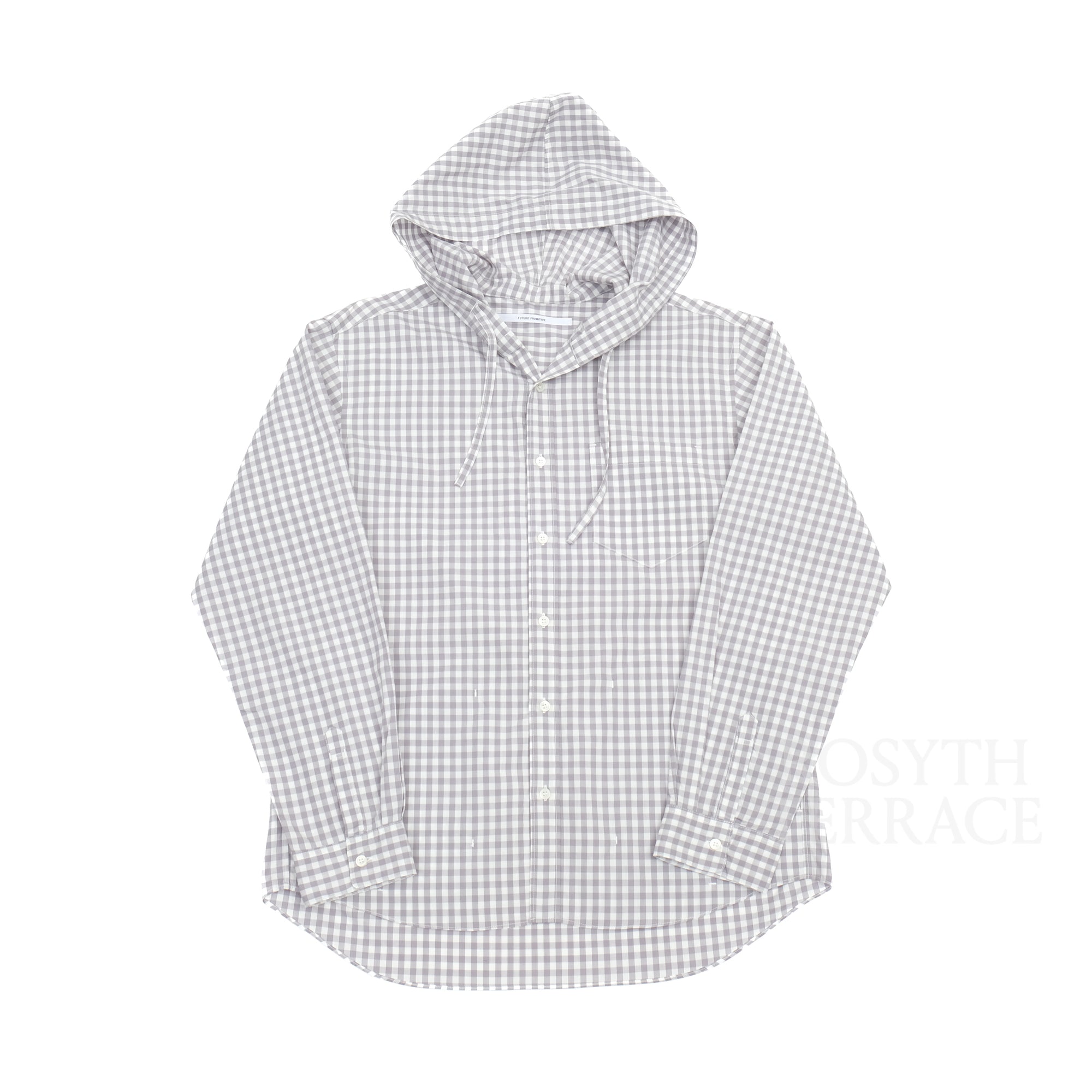 【FUTURE PRIMITIVE / SUBTROPIC HOODED SHIRT (GINGHAM) / SIZE L】