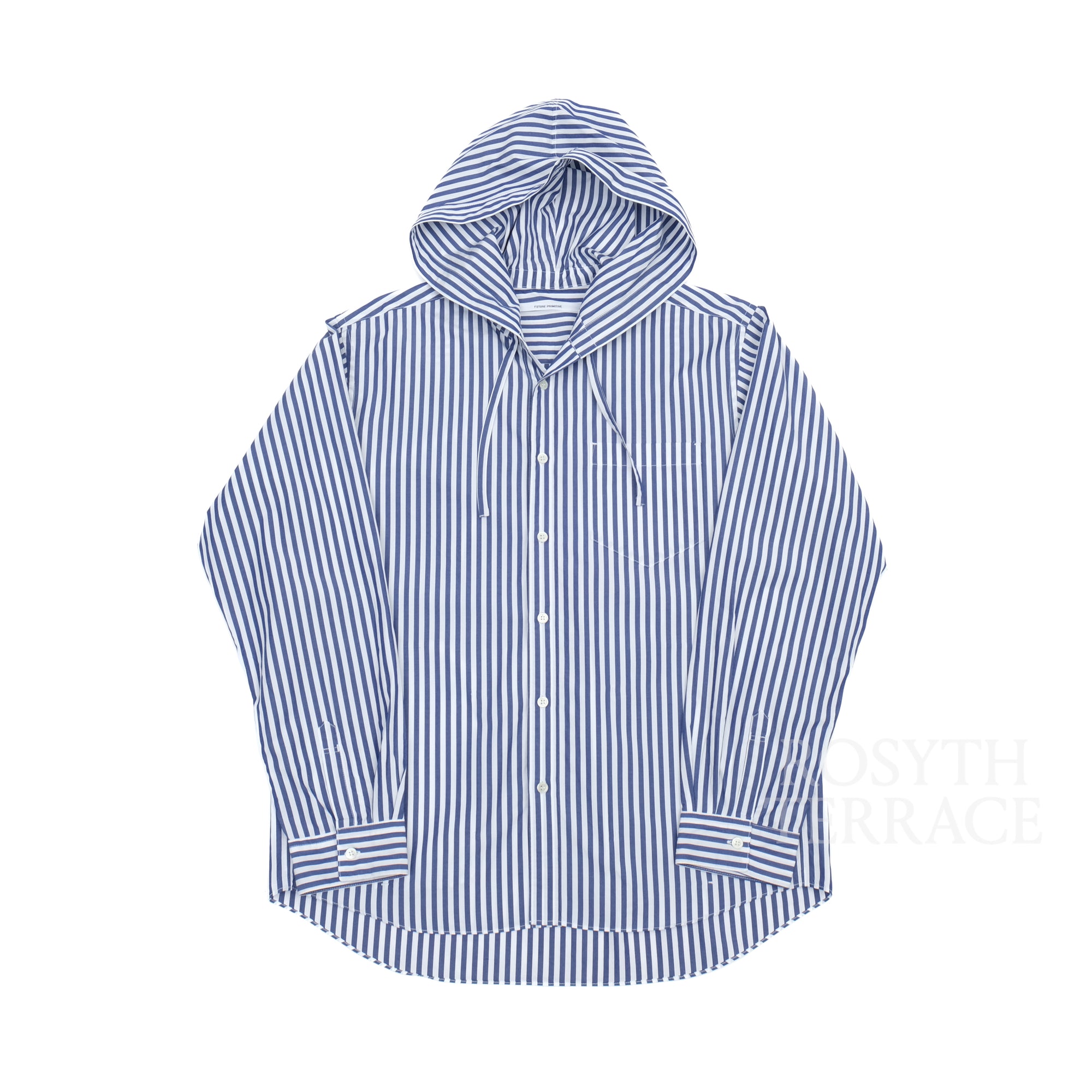 【FUTURE PRIMITIVE / SUBTROPIC HOODED SHIRT (STRIPE) / SIZE L】