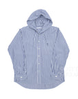 【FUTURE PRIMITIVE / SUBTROPIC HOODED SHIRT (STRIPE) / SIZE L】
