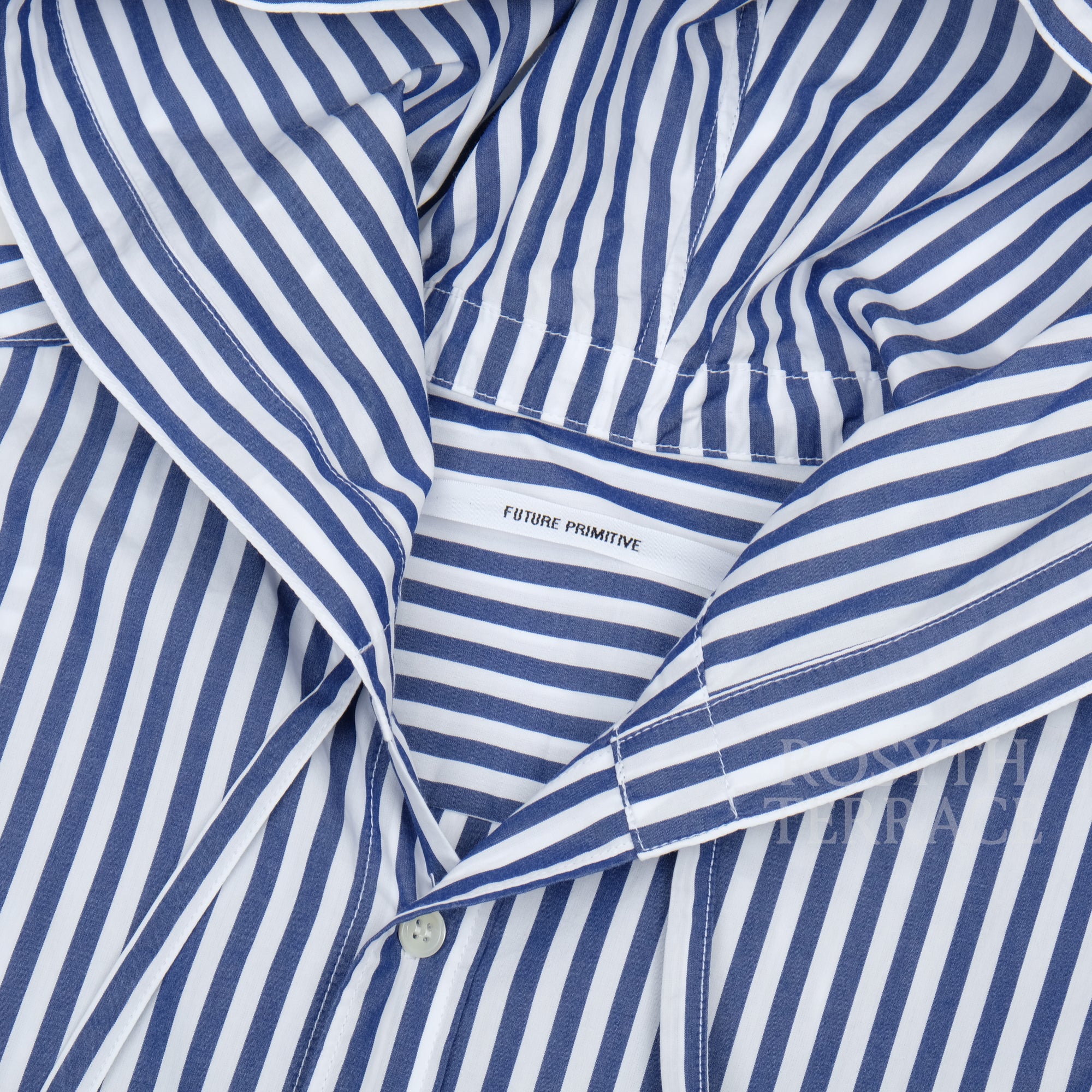 【FUTURE PRIMITIVE / SUBTROPIC HOODED SHIRT (STRIPE) / SIZE L】
