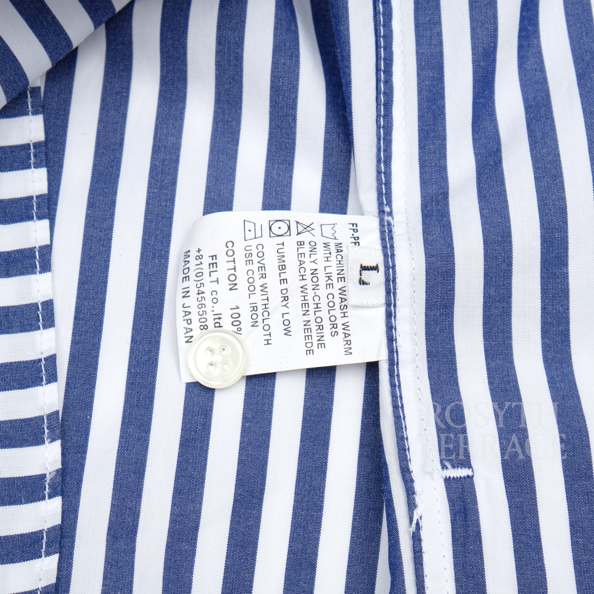 【FUTURE PRIMITIVE / SUBTROPIC HOODED SHIRT (STRIPE) / SIZE L】