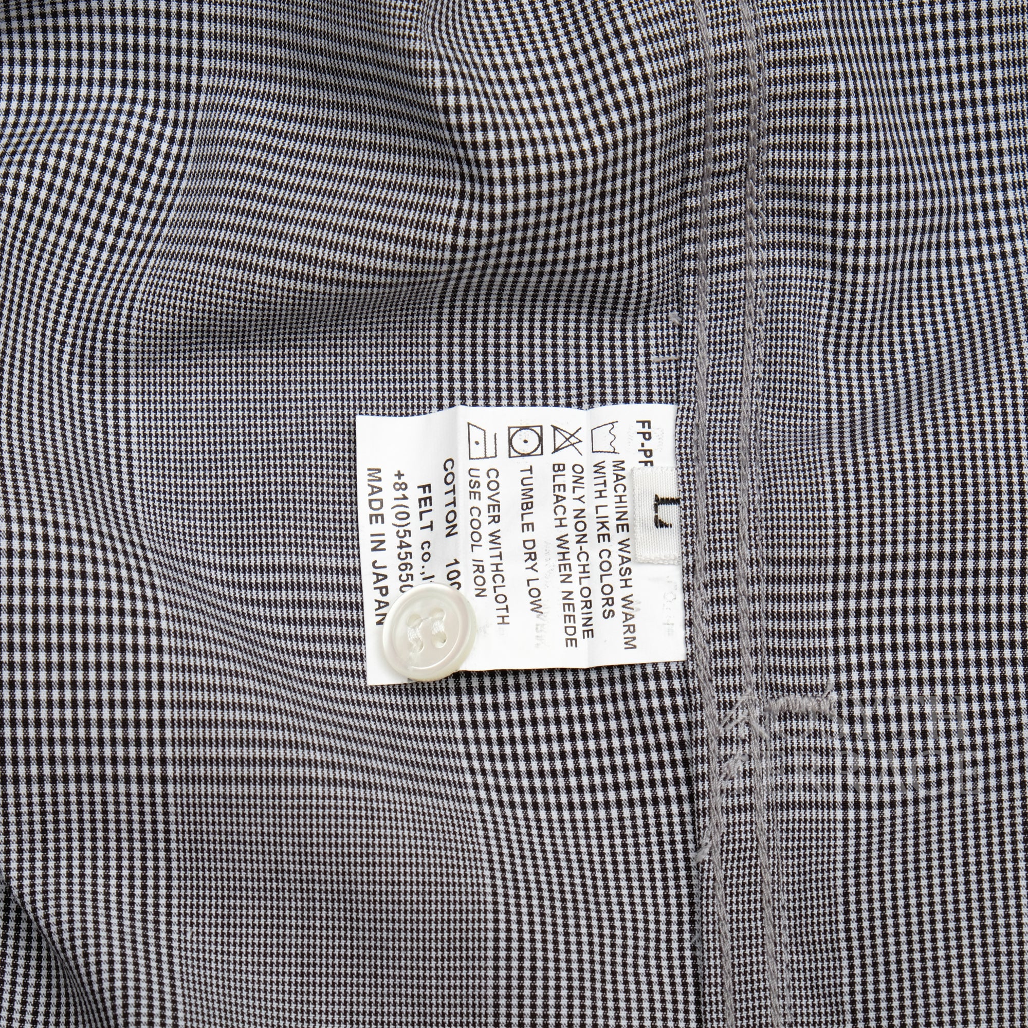 【FUTURE PRIMITIVE / SAUNTER SHIRT (GREY CHECK) / SIZE L】