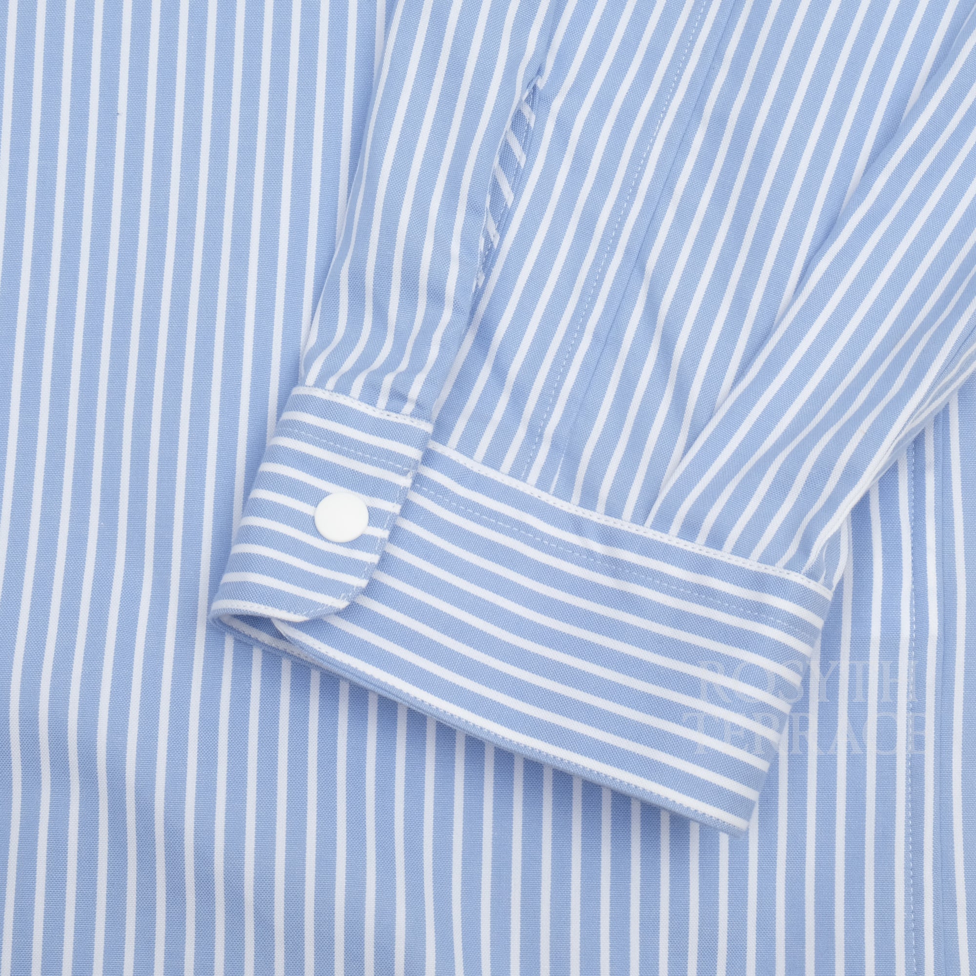 【monkey time / HOODED STRIPE SHIRT / SIZE M】