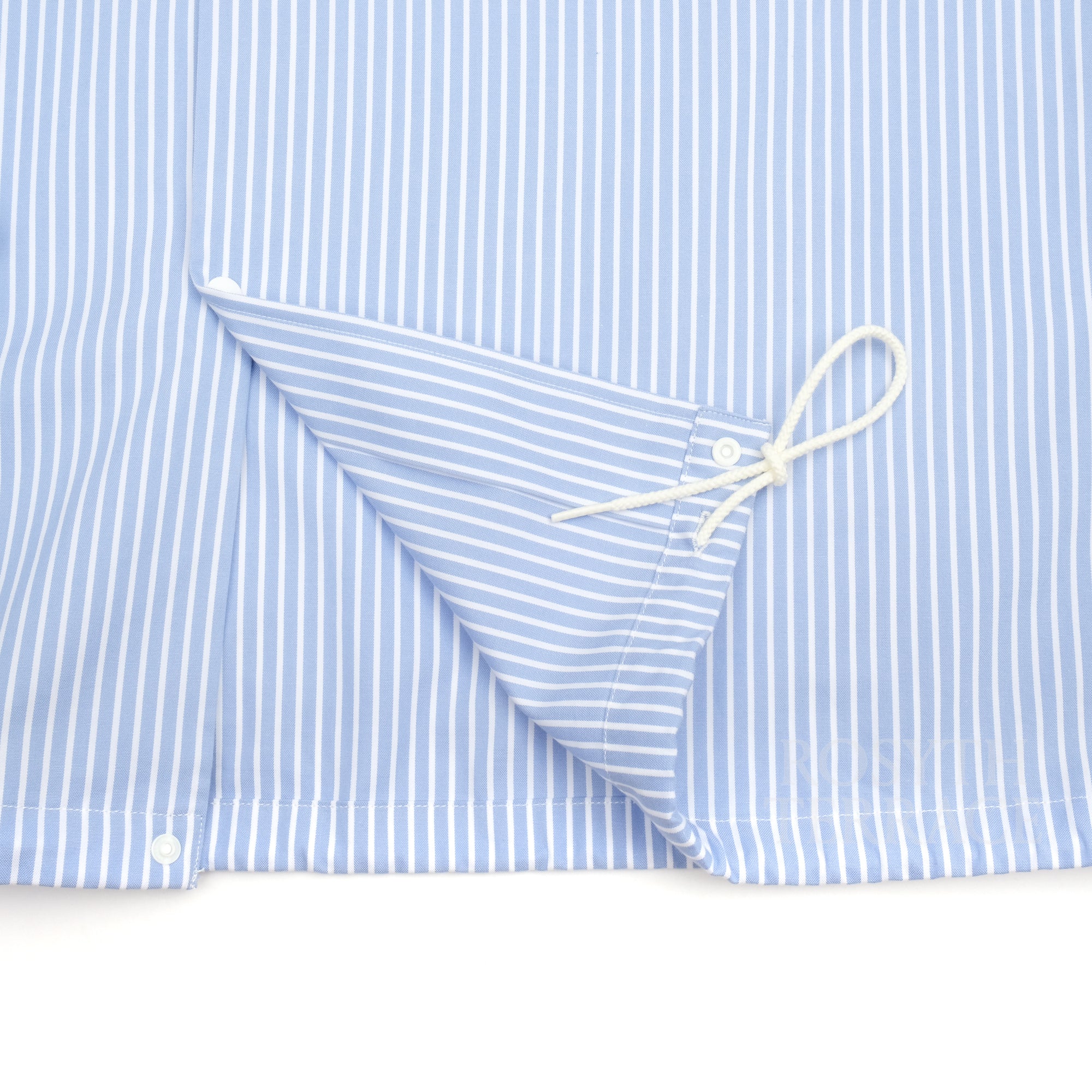 【monkey time / HOODED STRIPE SHIRT / SIZE M】