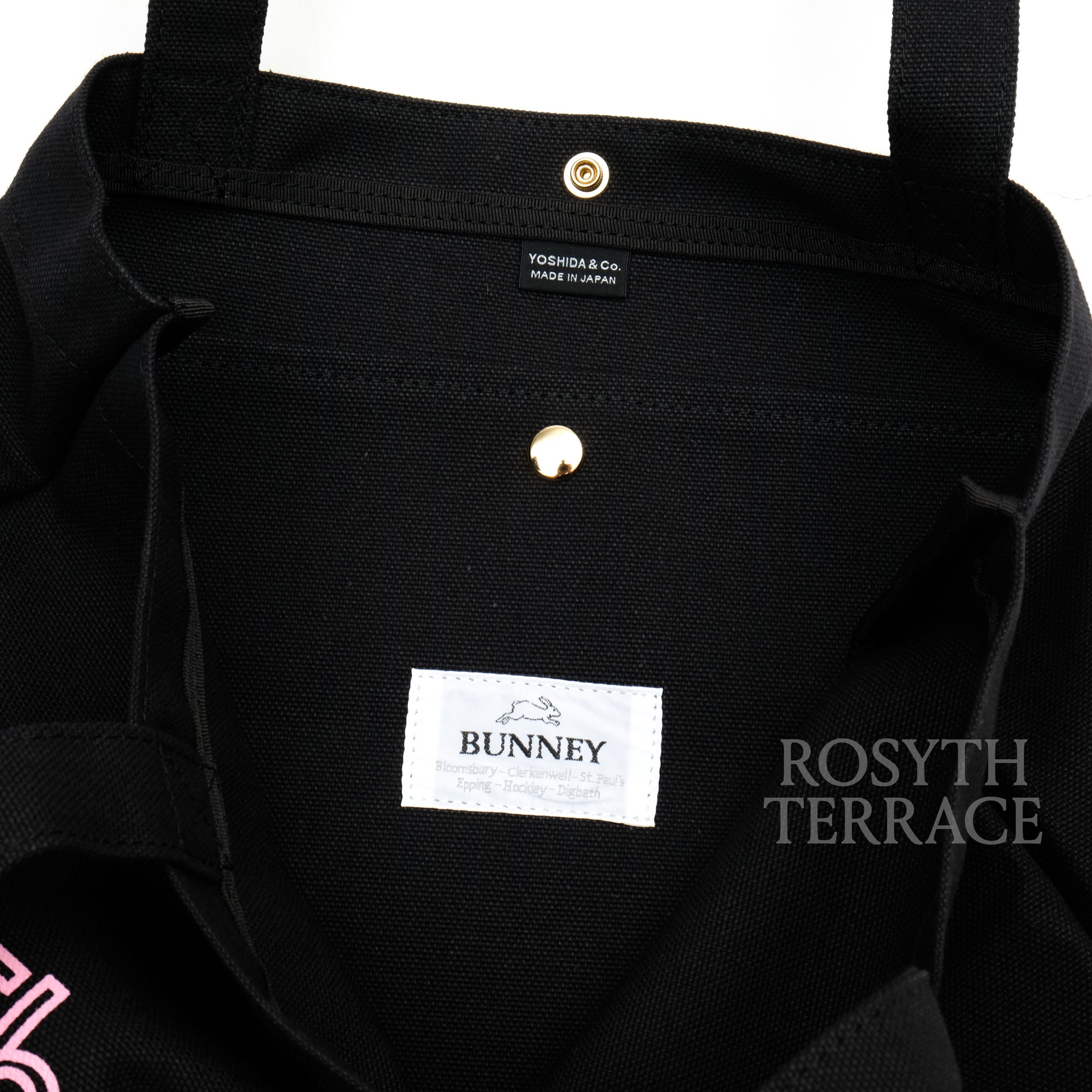 【BUNNEY x PORTER YOSHIDA / 'THE RABBIT' TOTE BAG (BLACK) / OS】