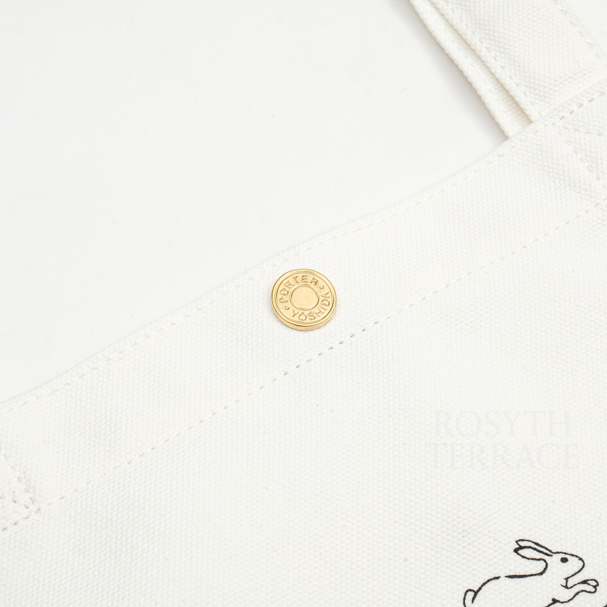【BUNNEY x PORTER YOSHIDA / 'THE RABBIT' TOTE BAG (WHITE) / OS】