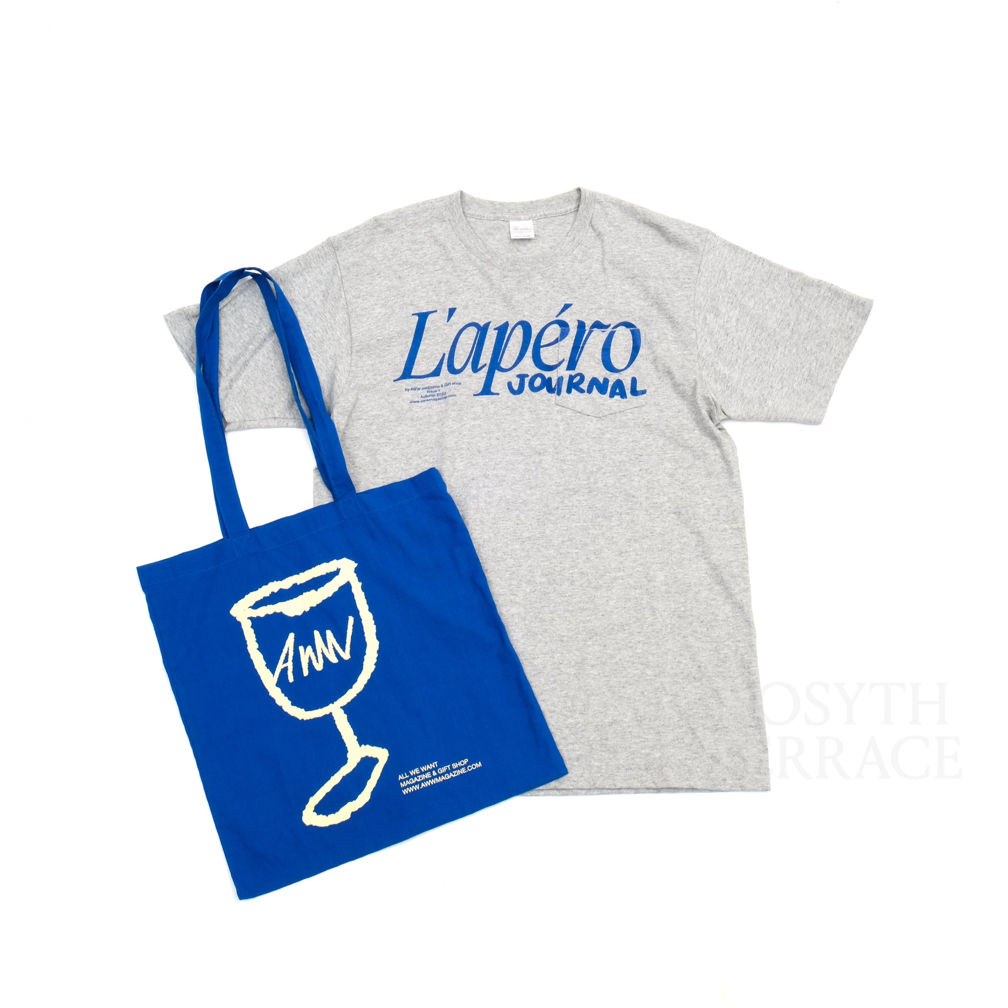 【ALL WE WANT MAGAZINE / L'APÉRO JOURNAL TEE & TOTE】