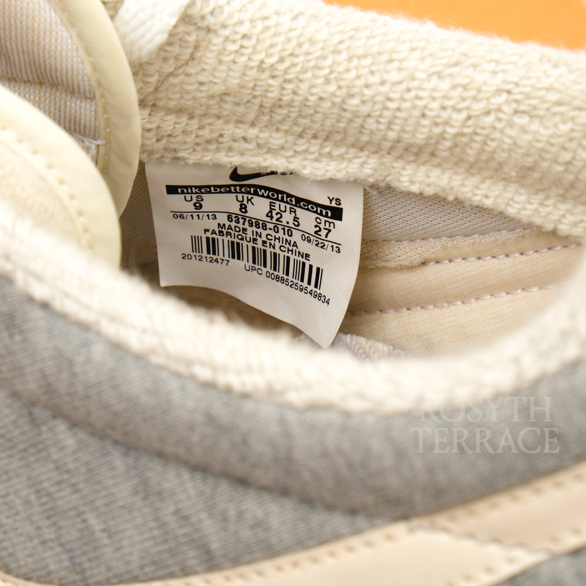 【LOOPWHEELER x NIKE / WAFFLE RACER PRM / US9】
