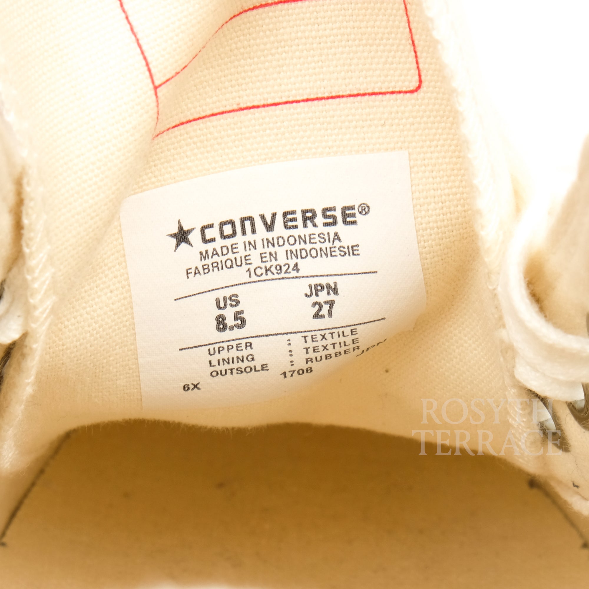 【CONVERSE Addict / CHUCK TAYLOR CANVAS OX / US8.5】