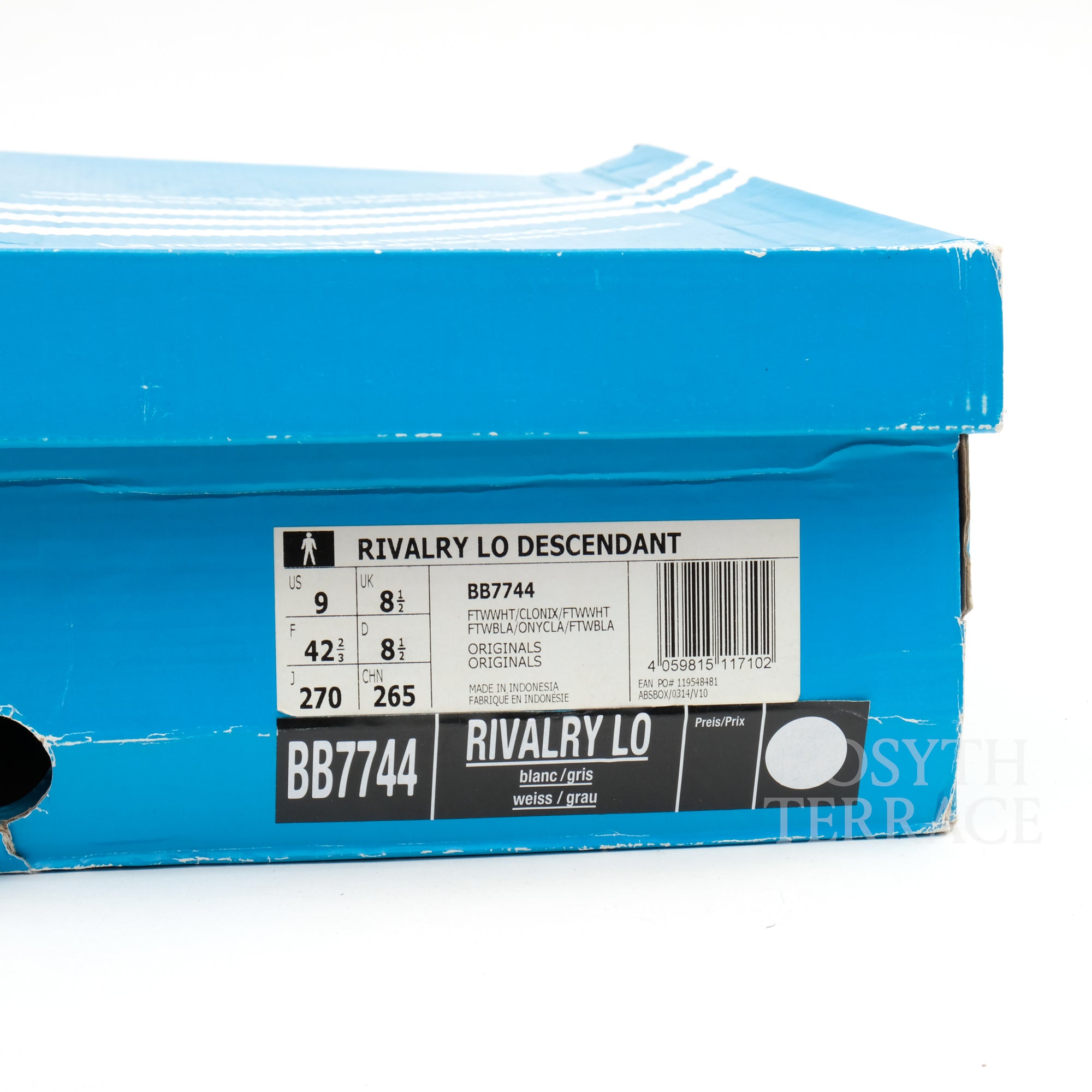 【DESCENDANT adidas / RIVALRY LO DCDT WHITE / US9】