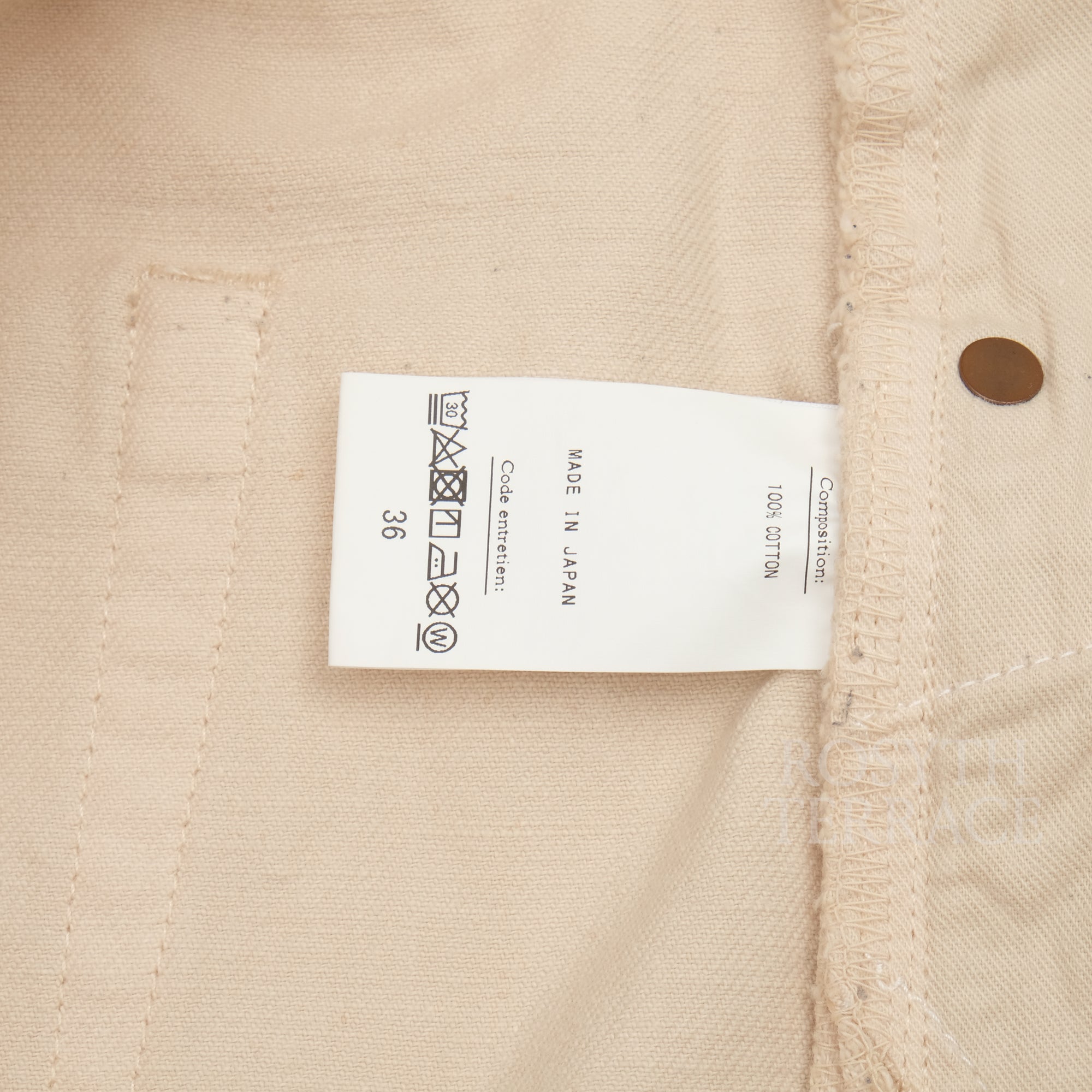 【A.PRESSE / WASHED DENIM PANTS / SIZE 36】