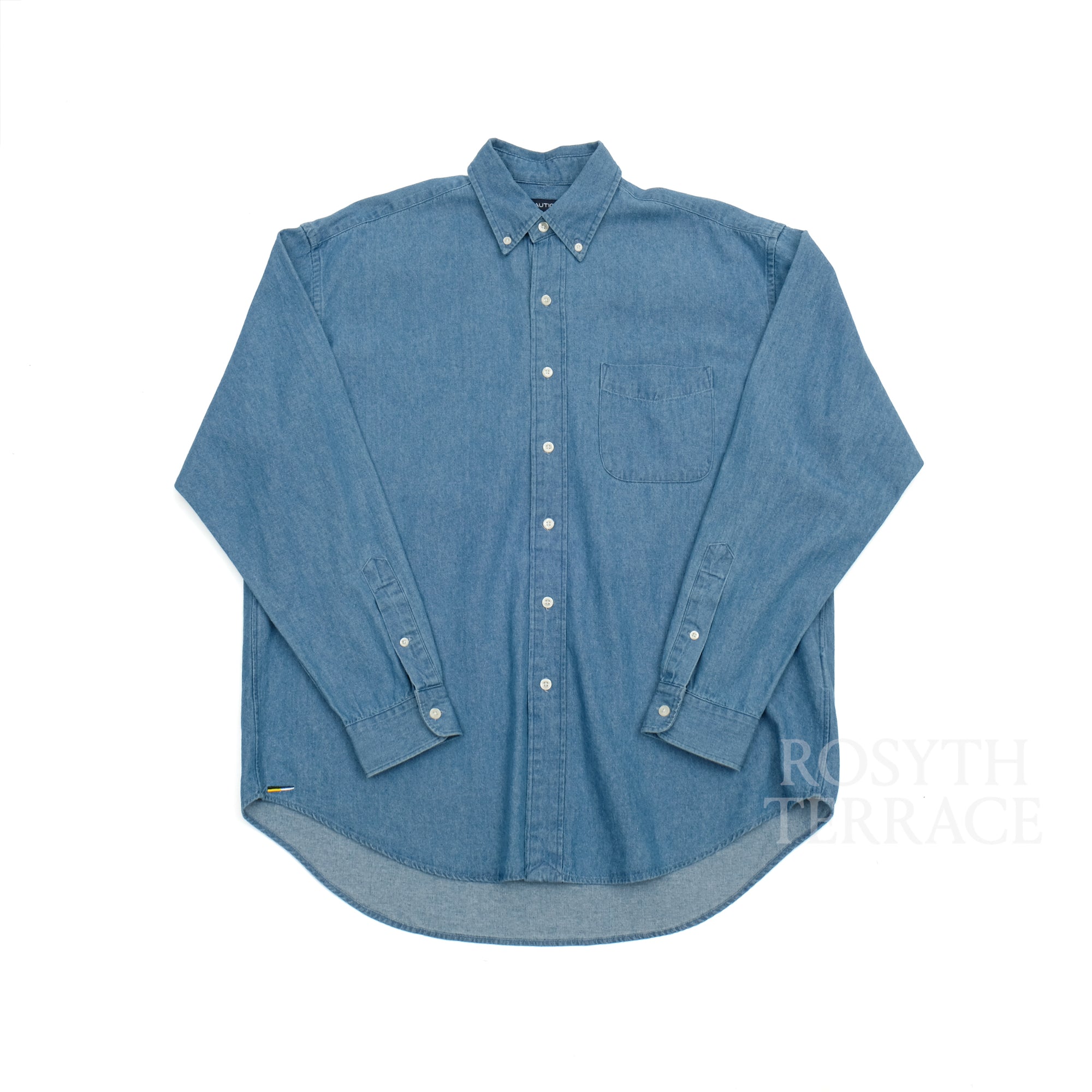 【NAUTICA JAPAN / DENIM B.D SHIRT / SIZE M】