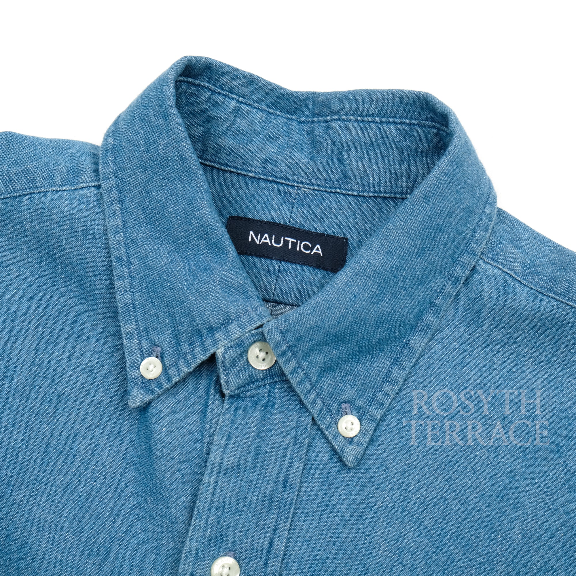 【NAUTICA JAPAN / DENIM B.D SHIRT / SIZE M】