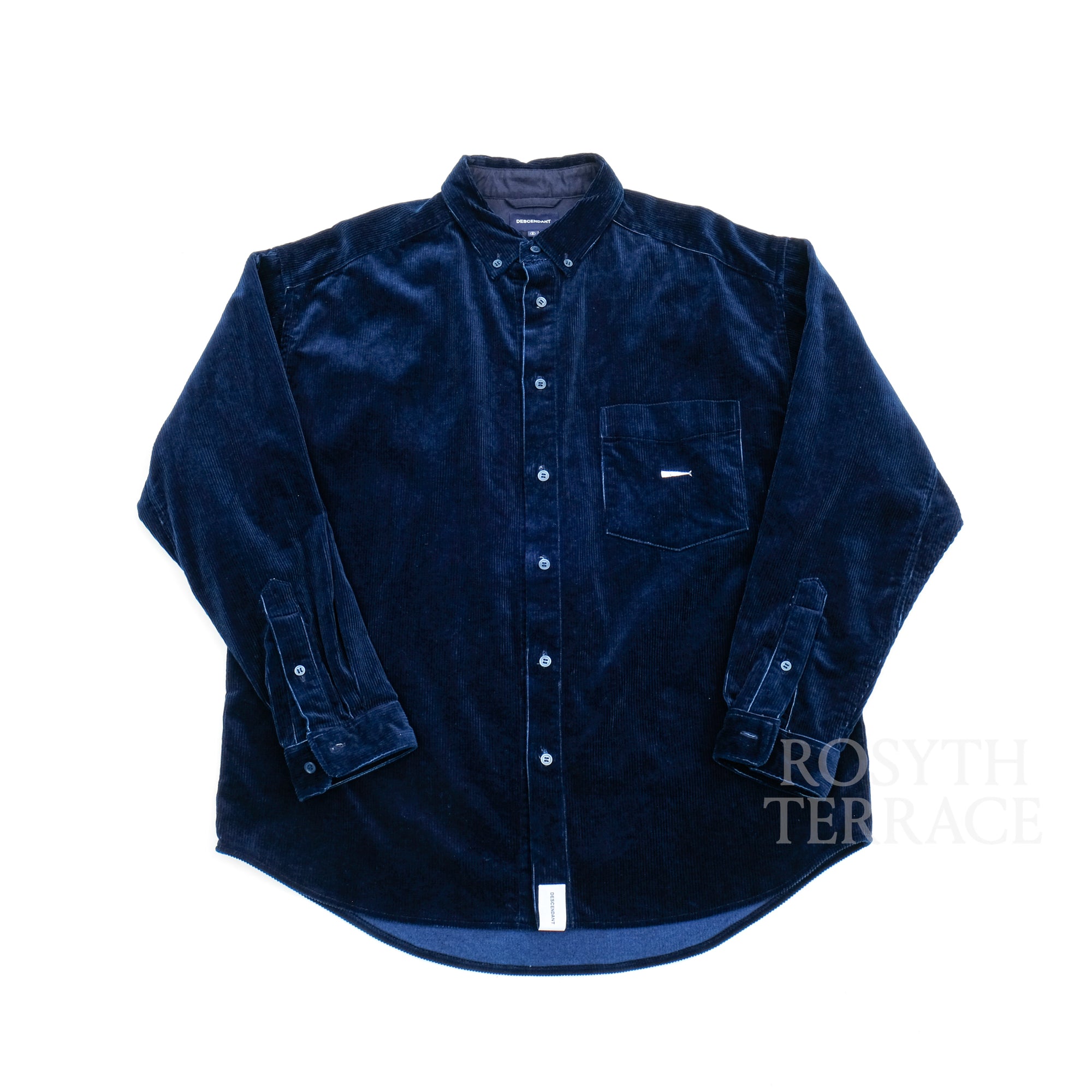 【DESCENDANT / TETTY CORDUROY LS SHIRT / SIZE 2】