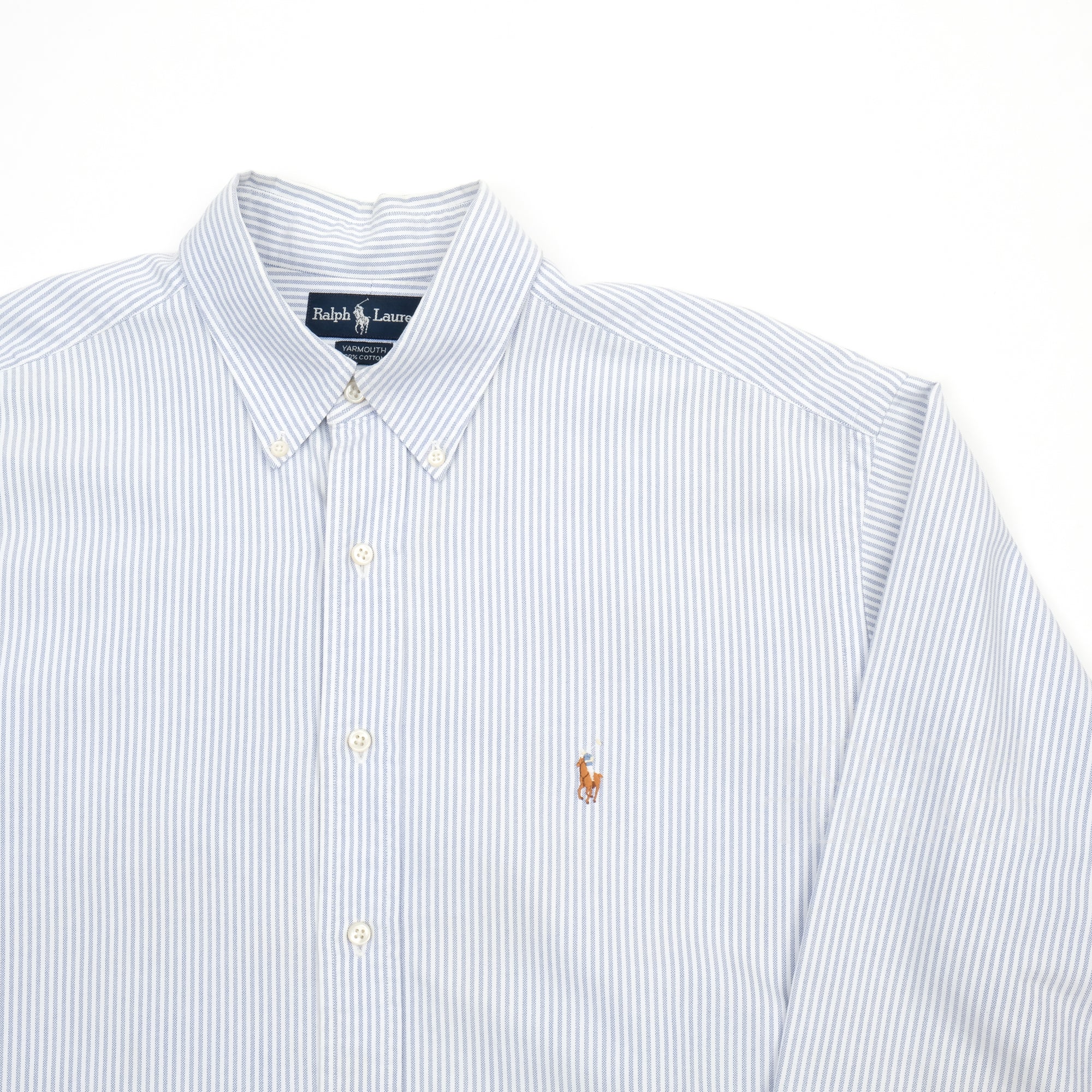 【90s Ralph Lauren / OXFORD B.D. SHIRT (YARMOUTH) / SIZE XL】