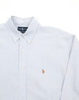 【90s Ralph Lauren / OXFORD B.D. SHIRT (YARMOUTH) / SIZE XL】