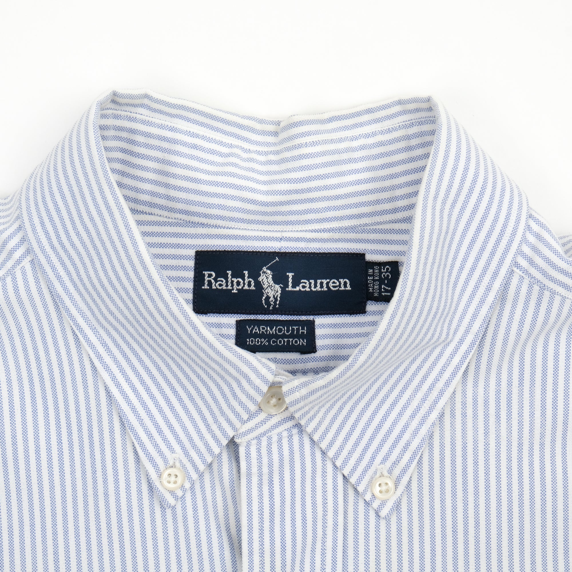 【90s Ralph Lauren / OXFORD B.D. SHIRT (YARMOUTH) / SIZE XL】