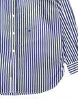 【nanamica / BIG BUTTON DOWN WIND STRIPE SHIRT / SIZE M】