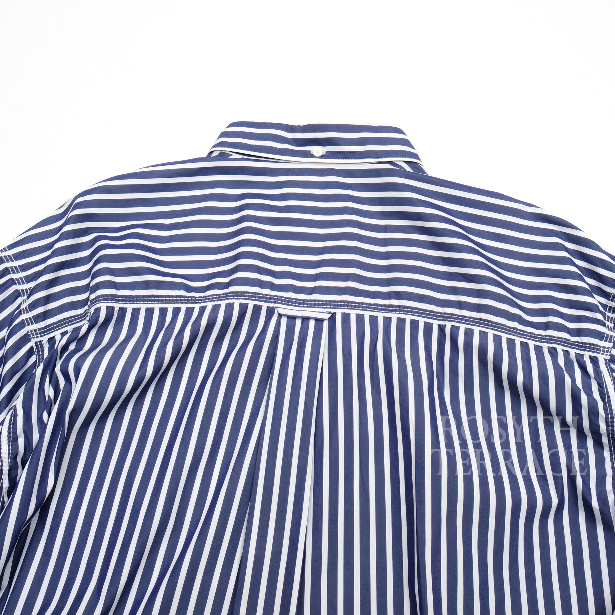 【nanamica / BIG BUTTON DOWN WIND STRIPE SHIRT / SIZE M】