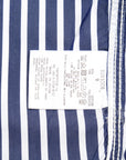 【nanamica / BIG BUTTON DOWN WIND STRIPE SHIRT / SIZE M】