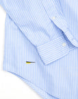 【NAUTICA JAPAN / REGULAR B.D. SHIRT (BLUE STRIPE) / SIZE M】