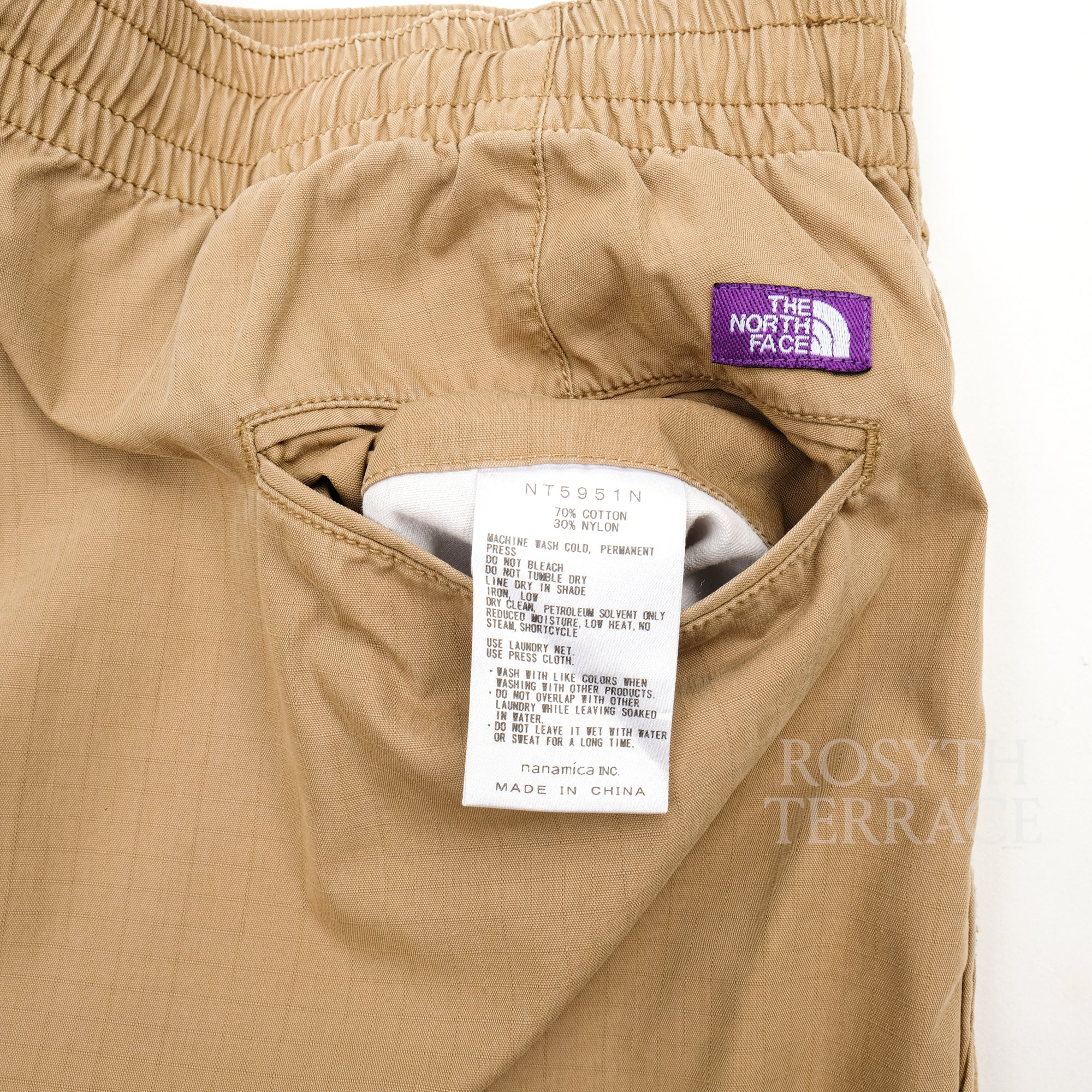 【THE NORTH FACE PURPLE LABEL / RIPSTOP SHIRRED WAIST PANTS / SIZE 34】