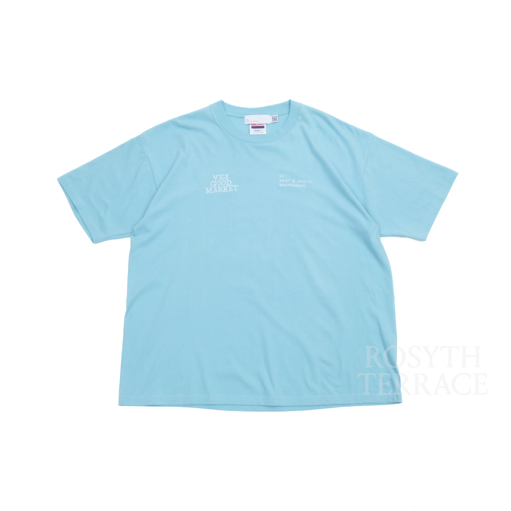 【YES GOOD MARKET x SO SHOP & HOSTEL / LOGO SS TEE / SIZE L】