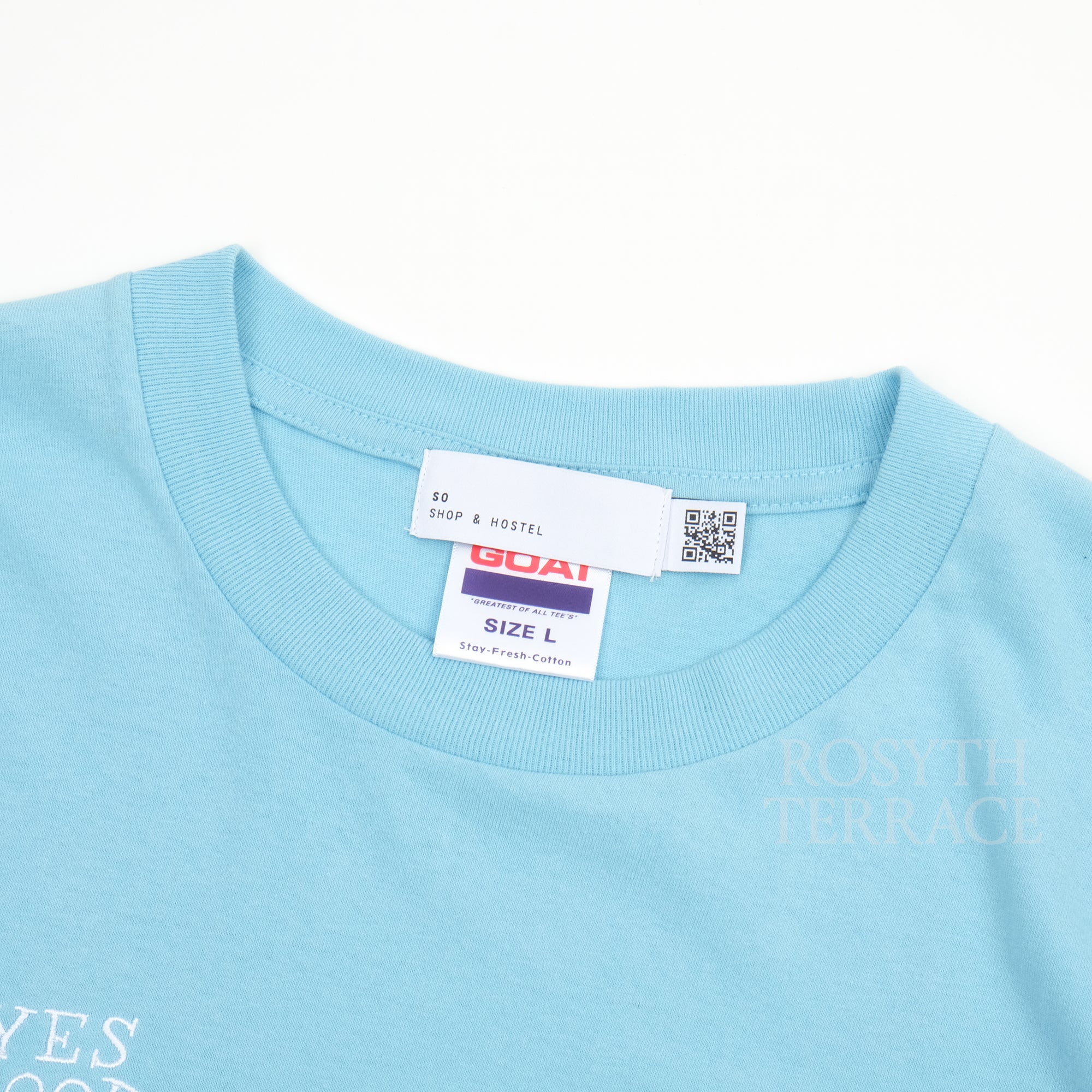 【YES GOOD MARKET x SO SHOP & HOSTEL / LOGO SS TEE / SIZE L】
