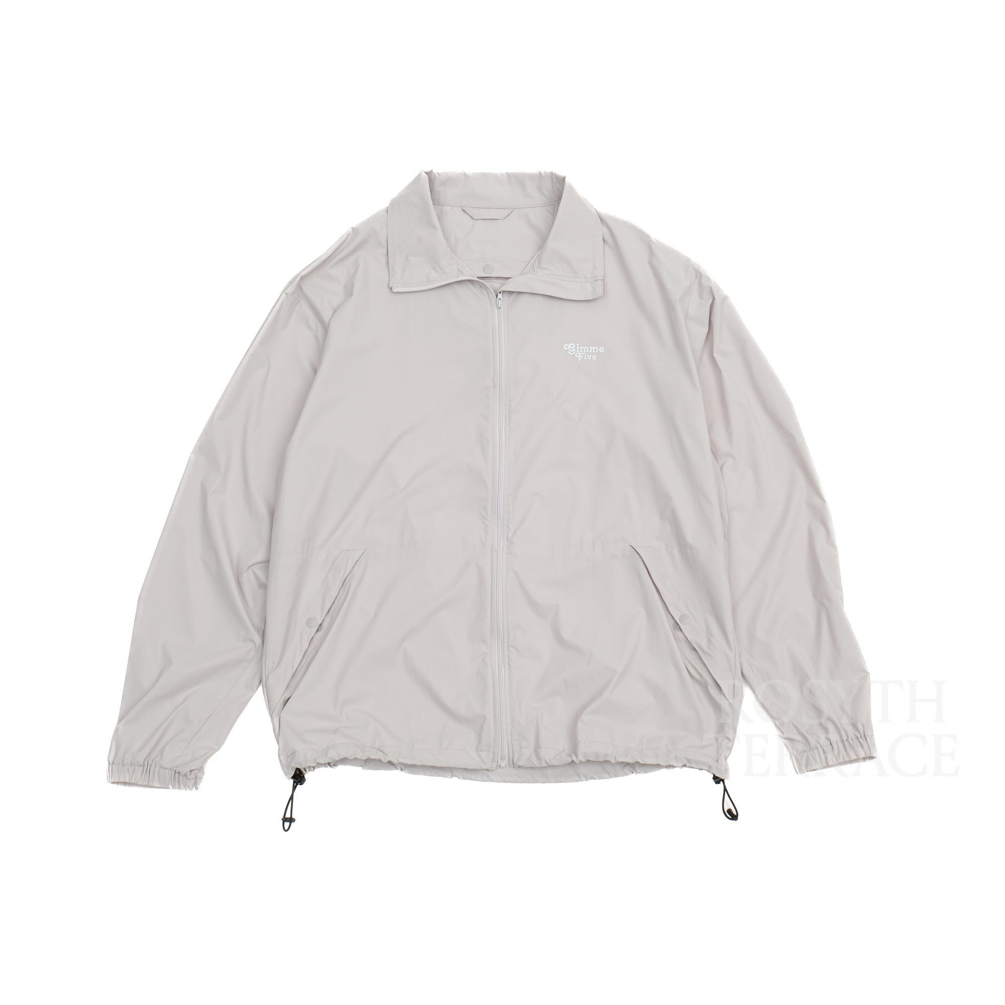【ALWAYTH x GIMME 5 / PACKABLE NYLON JACKET (GREY) / SIZE L】