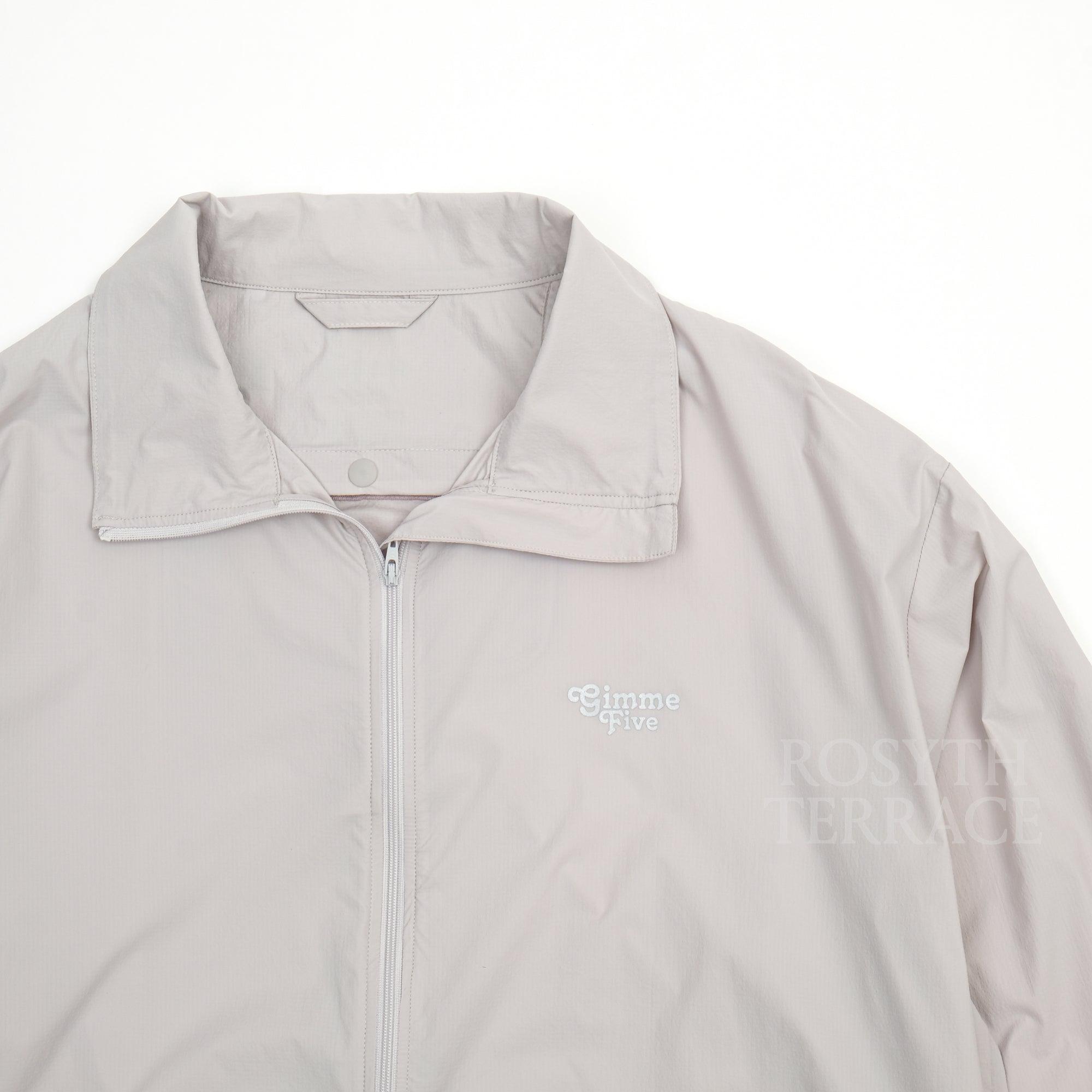 【ALWAYTH x GIMME 5 / PACKABLE NYLON JACKET (GREY) / SIZE L】