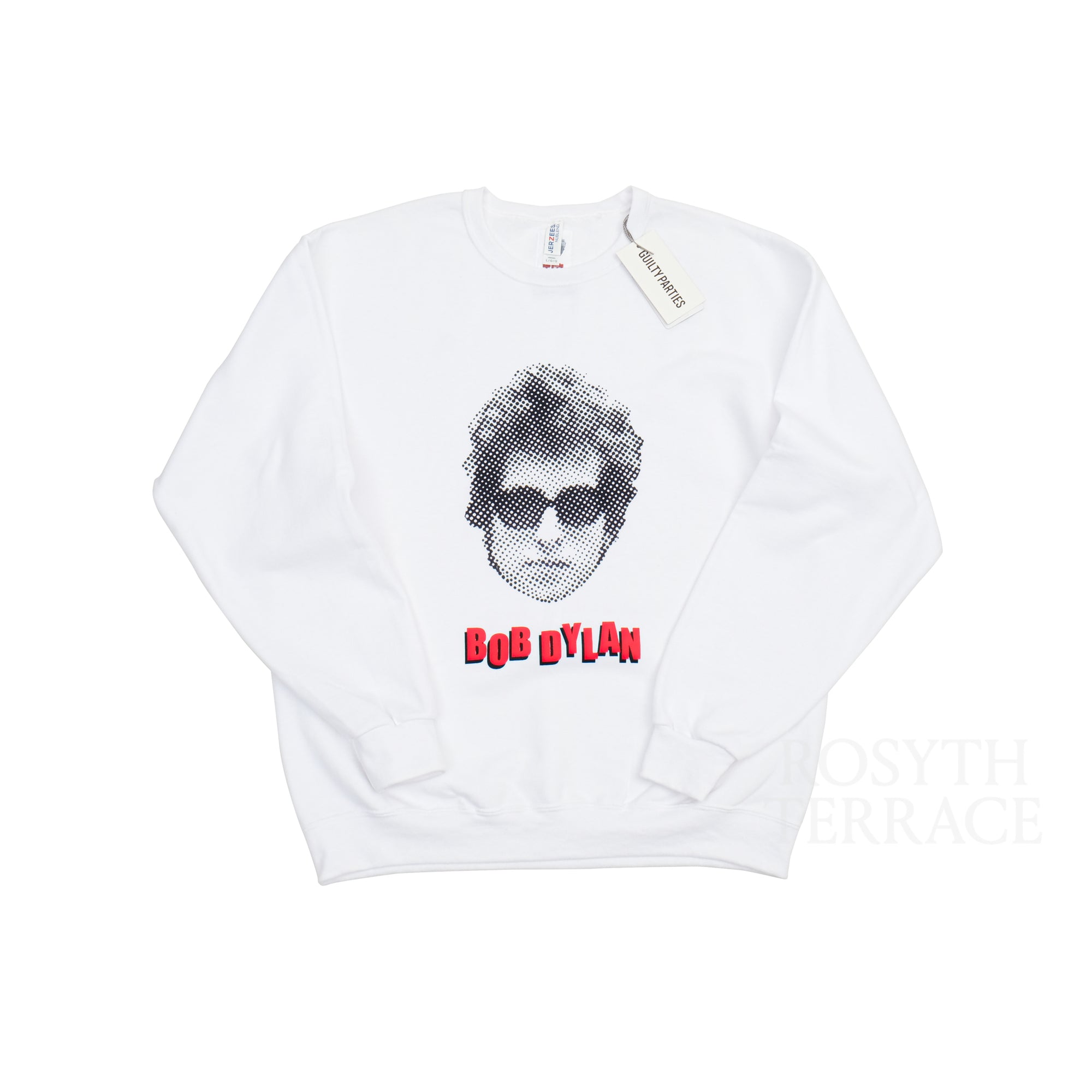 【WACKO MARIA / BOB DYLAN CREW NECK SWEATSHIRT WHITE / SIZE L】