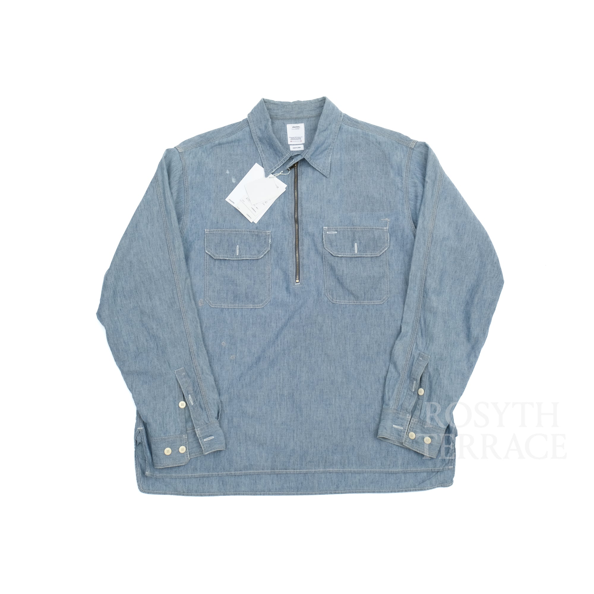 【visvim / OVERPASS SHIRT P.O. LS (C/SI) / SIZE 3】