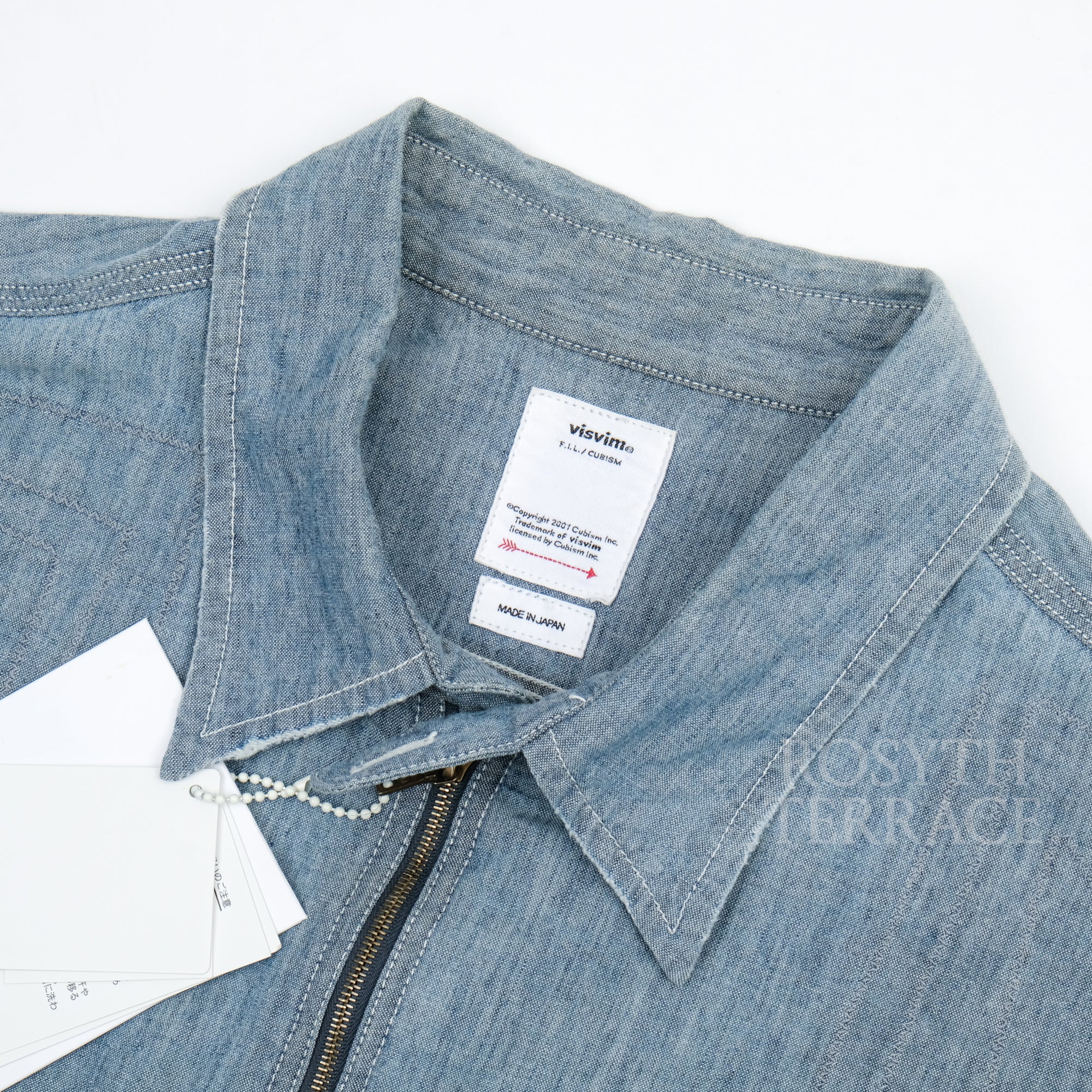 【visvim / OVERPASS SHIRT P.O. LS (C/SI) / SIZE 3】