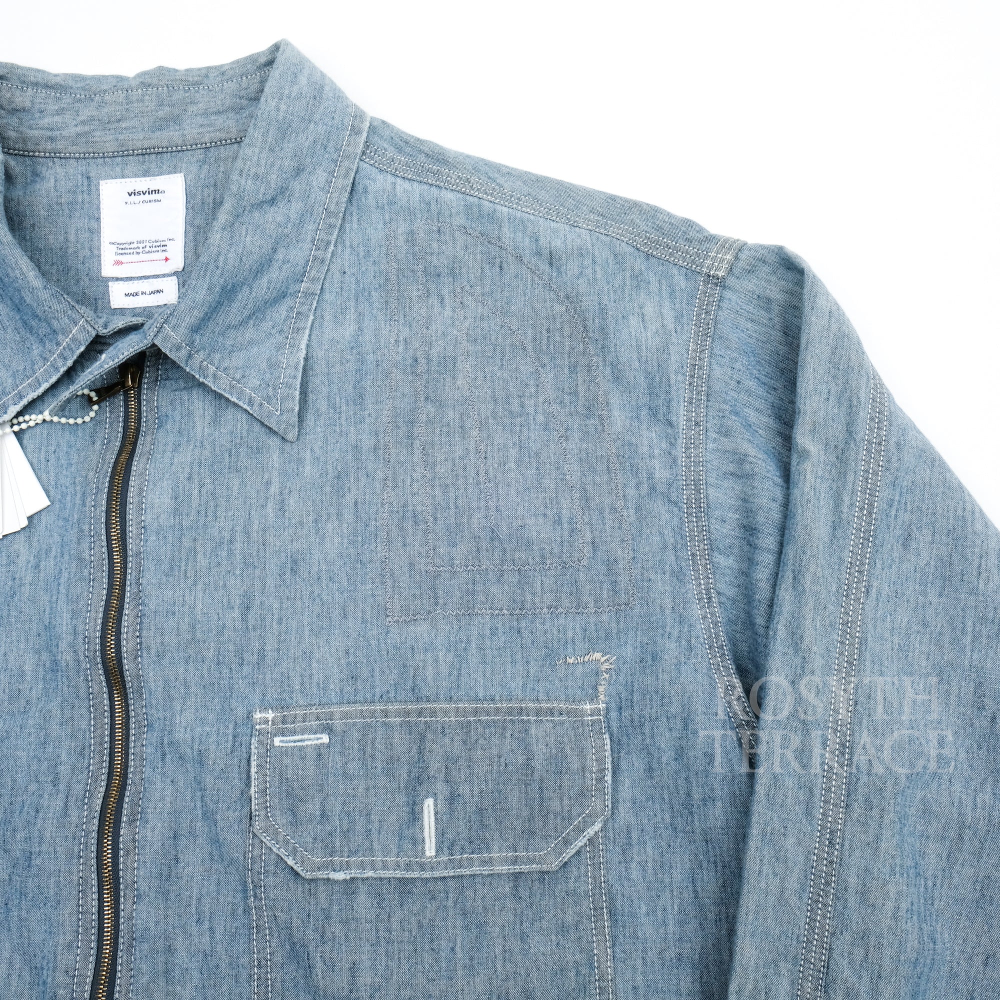 【visvim / OVERPASS SHIRT P.O. LS (C/SI) / SIZE 3】