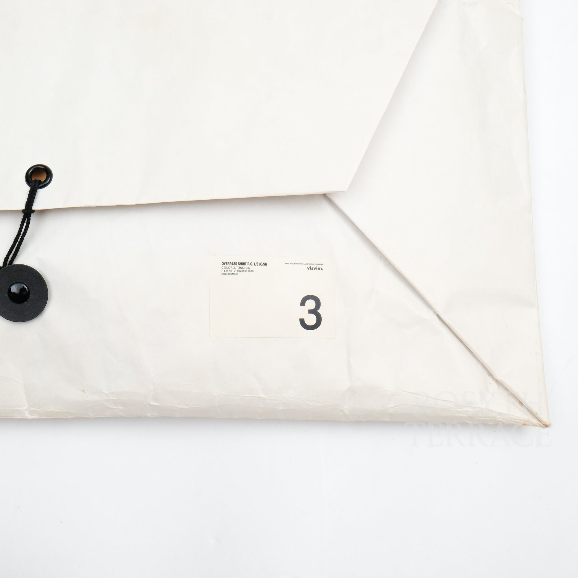 【visvim / OVERPASS SHIRT P.O. LS (C/SI) / SIZE 3】