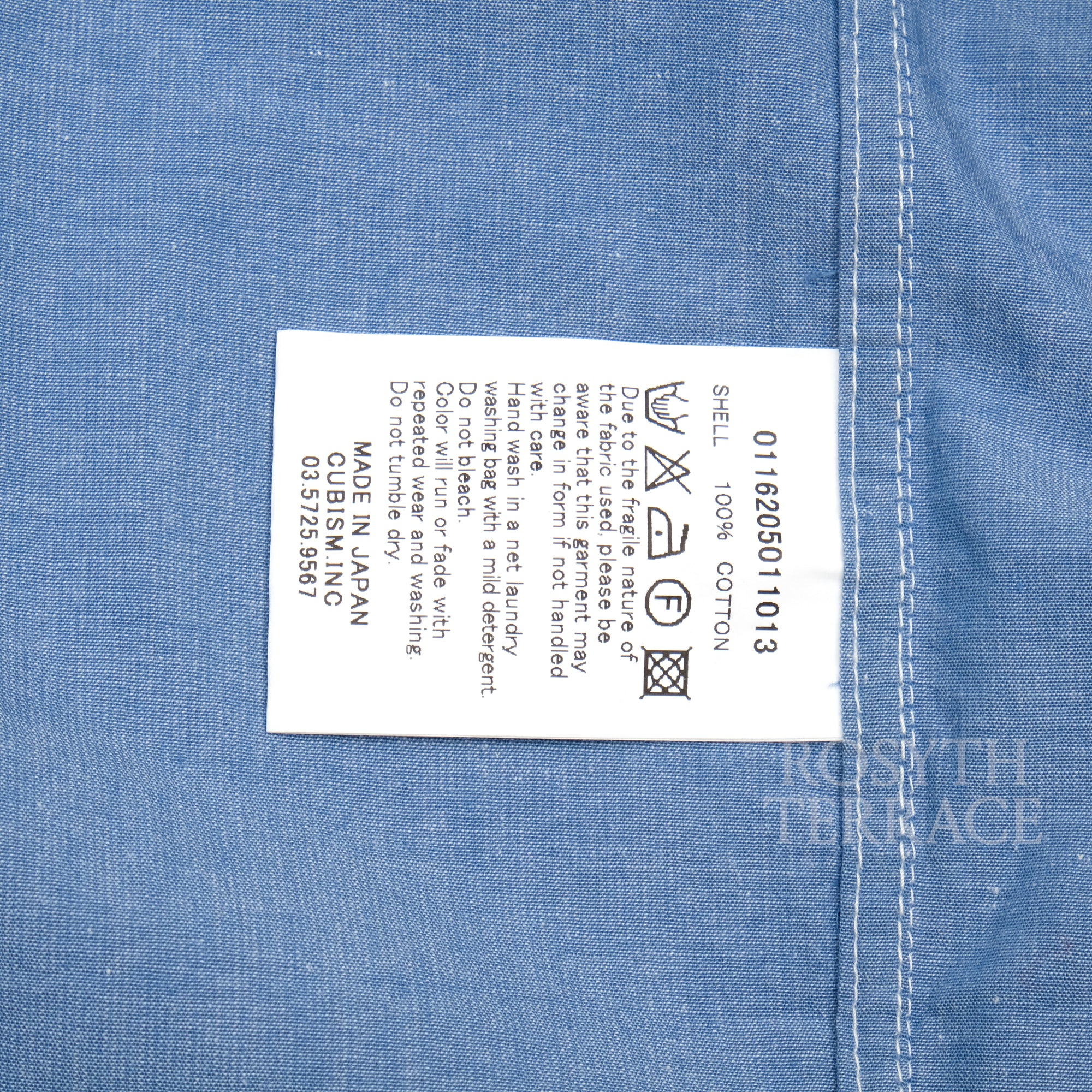 【visvim / LONG RIDER SHIRT LS (BLUE) / SIZE 2】