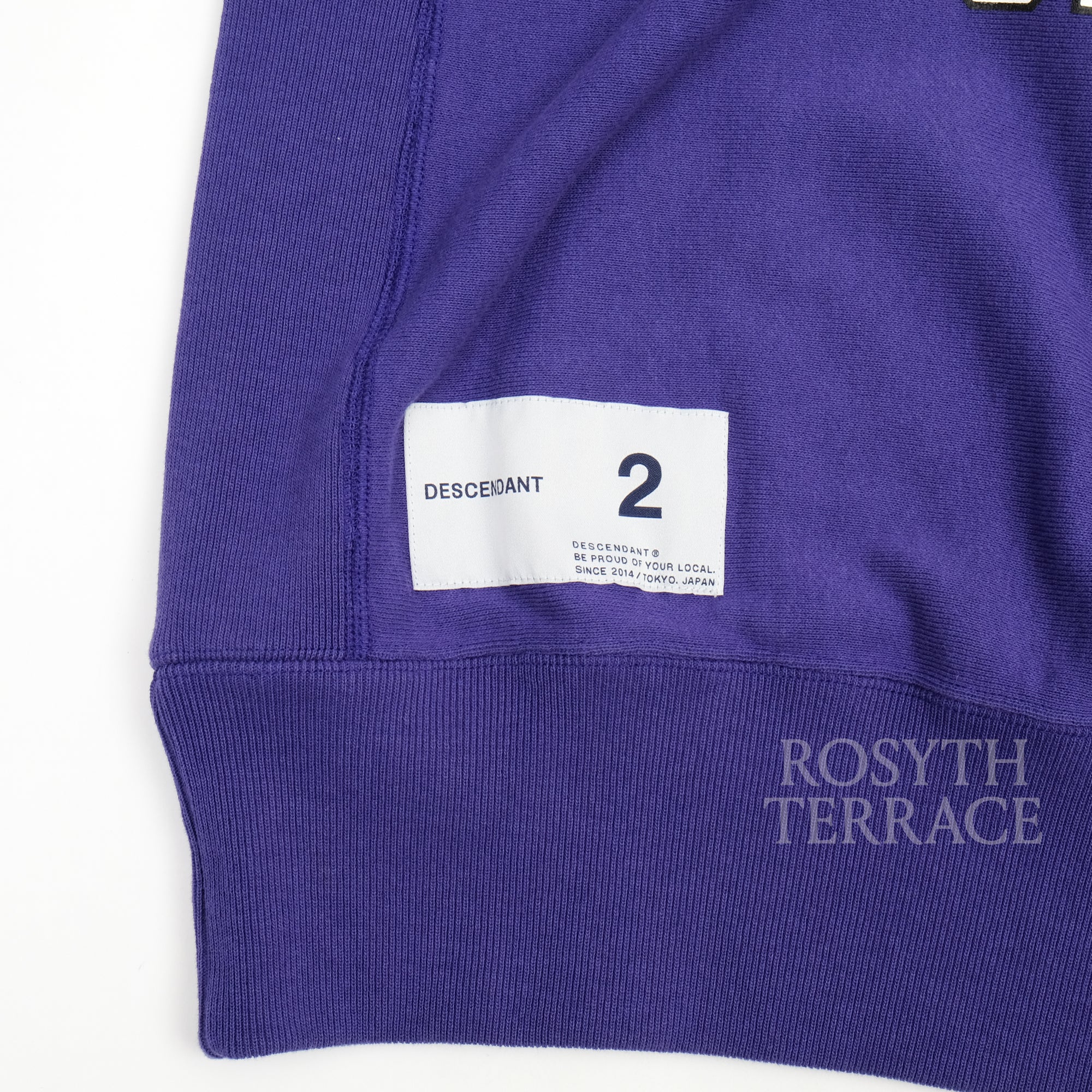 【DESCENDANT / SLATERS CREW NECK SWEATSHIRT / SIZE 2】