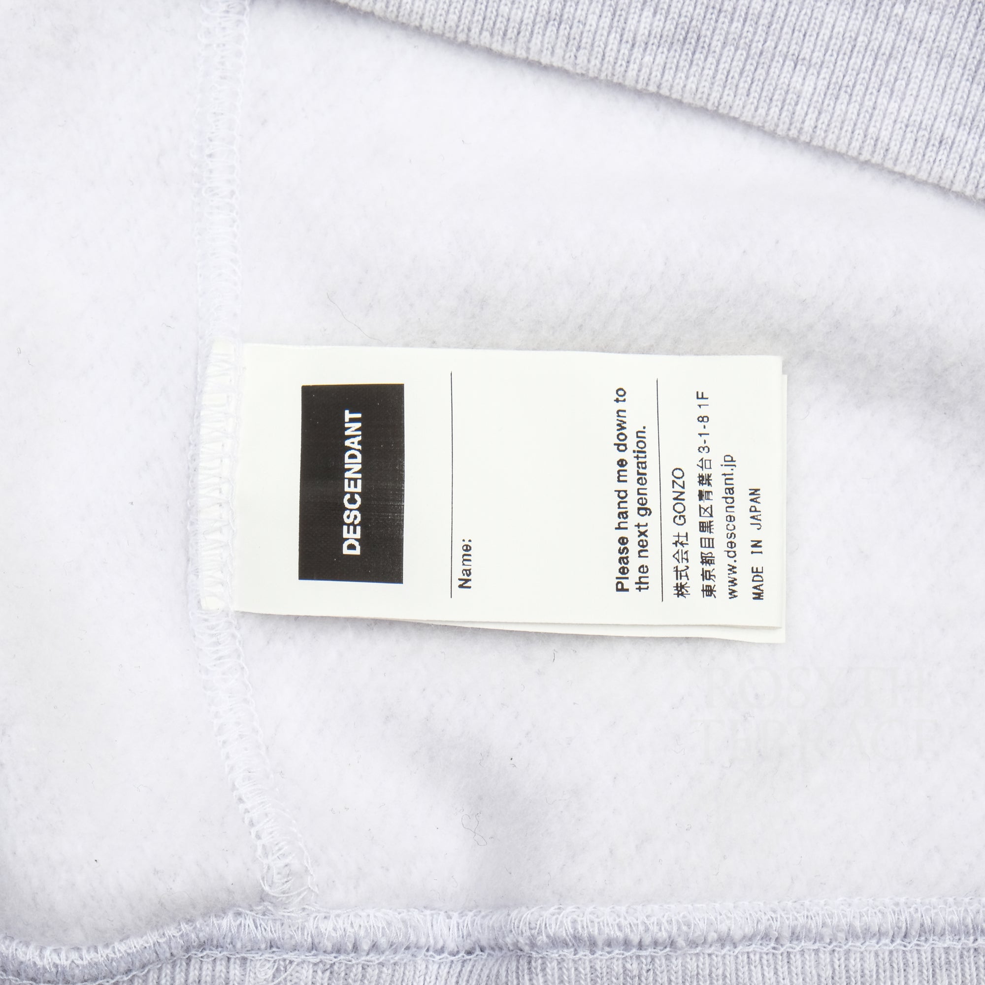 【DESCENDANT / TEAM HOODED SWEATSHIRT / SIZE 2】
