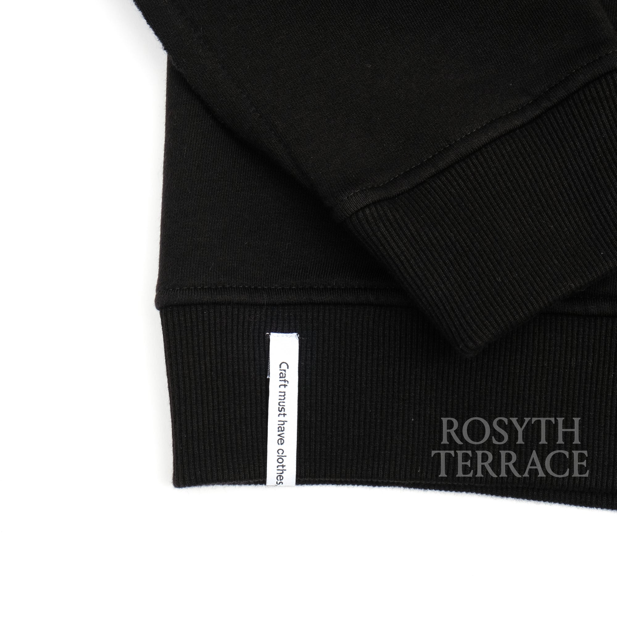 【AKA SIX BY SIMON BARKER / INVERTED CREW SWEAT BLACK / SIZE XL】