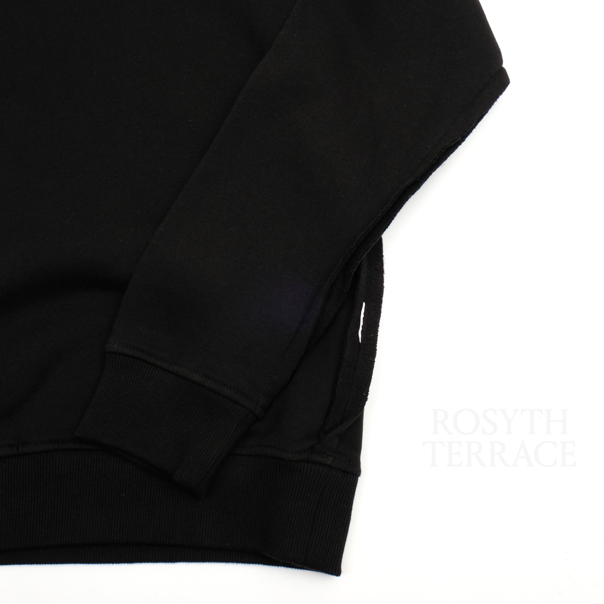 【AKA SIX BY SIMON BARKER / INVERTED CREW SWEAT BLACK / SIZE XL】